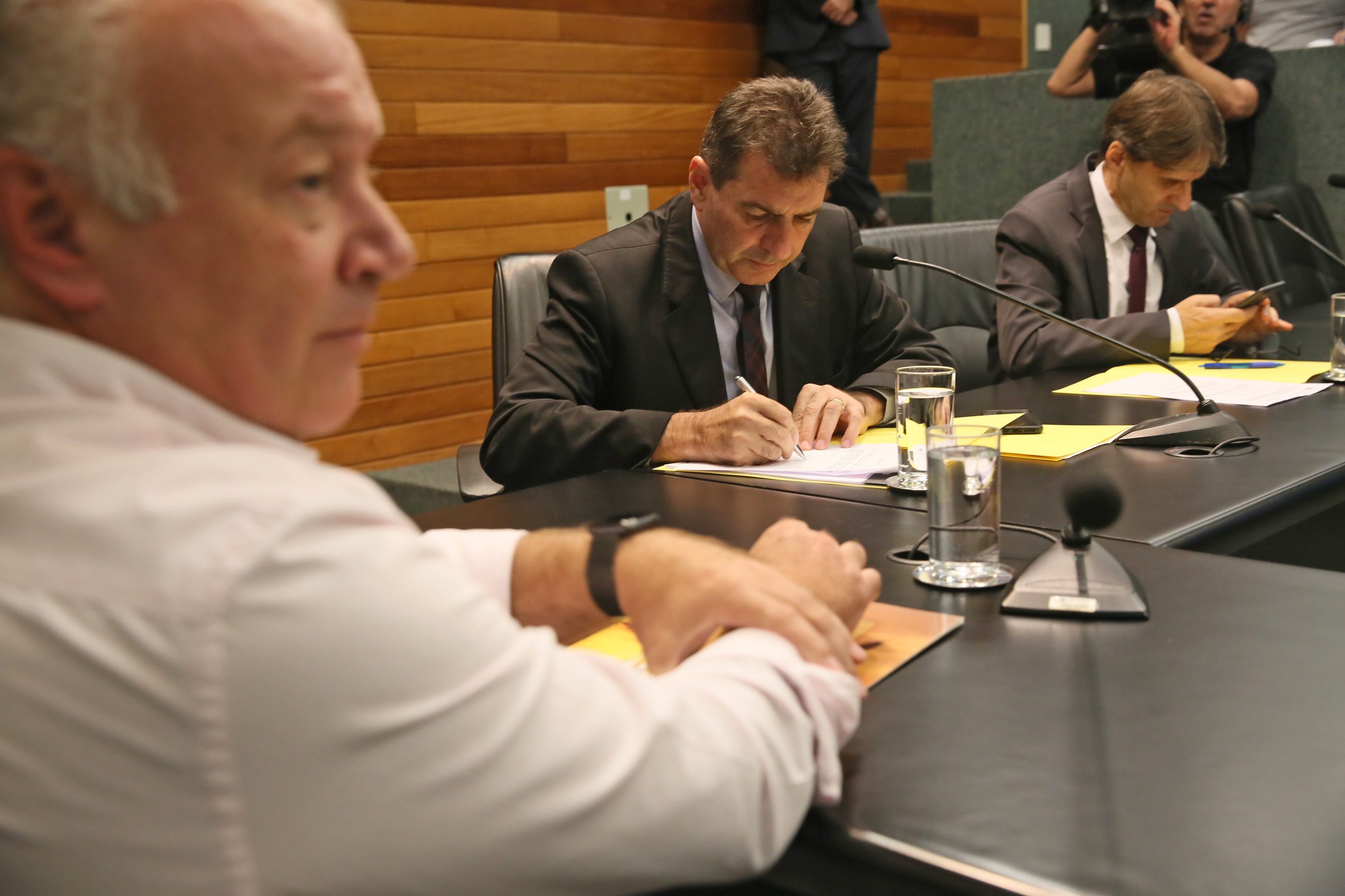 Comissão recebe o secretário de estado da Agricultura e da Pesca Ricardo de Gouvêa e a Presidente da Epagri Edilene Steinwandter para Informações das respectivas pastas.