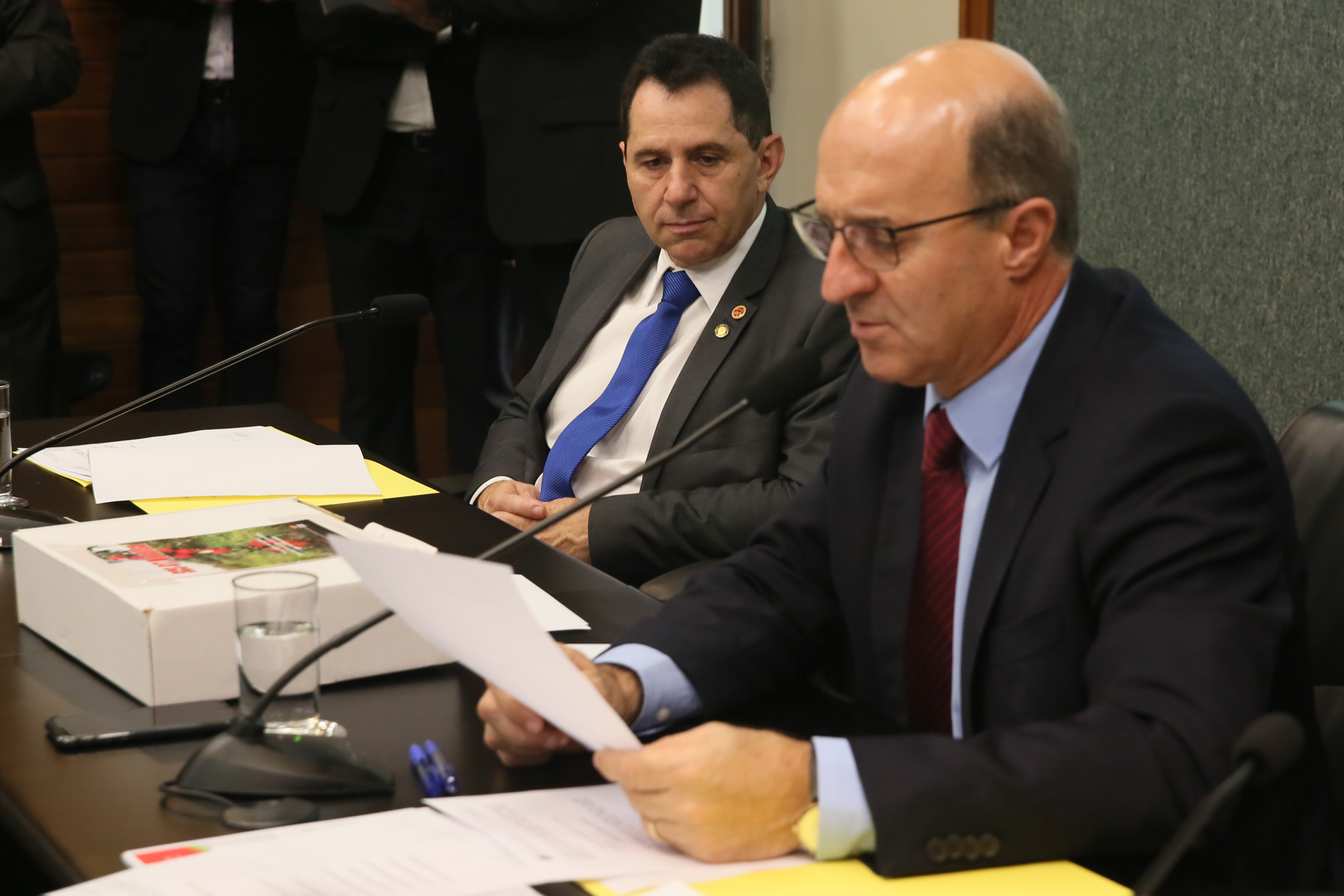 Comissão recebe o secretário de estado da Agricultura e da Pesca Ricardo de Gouvêa e a Presidente da Epagri Edilene Steinwandter para Informações das respectivas pastas.