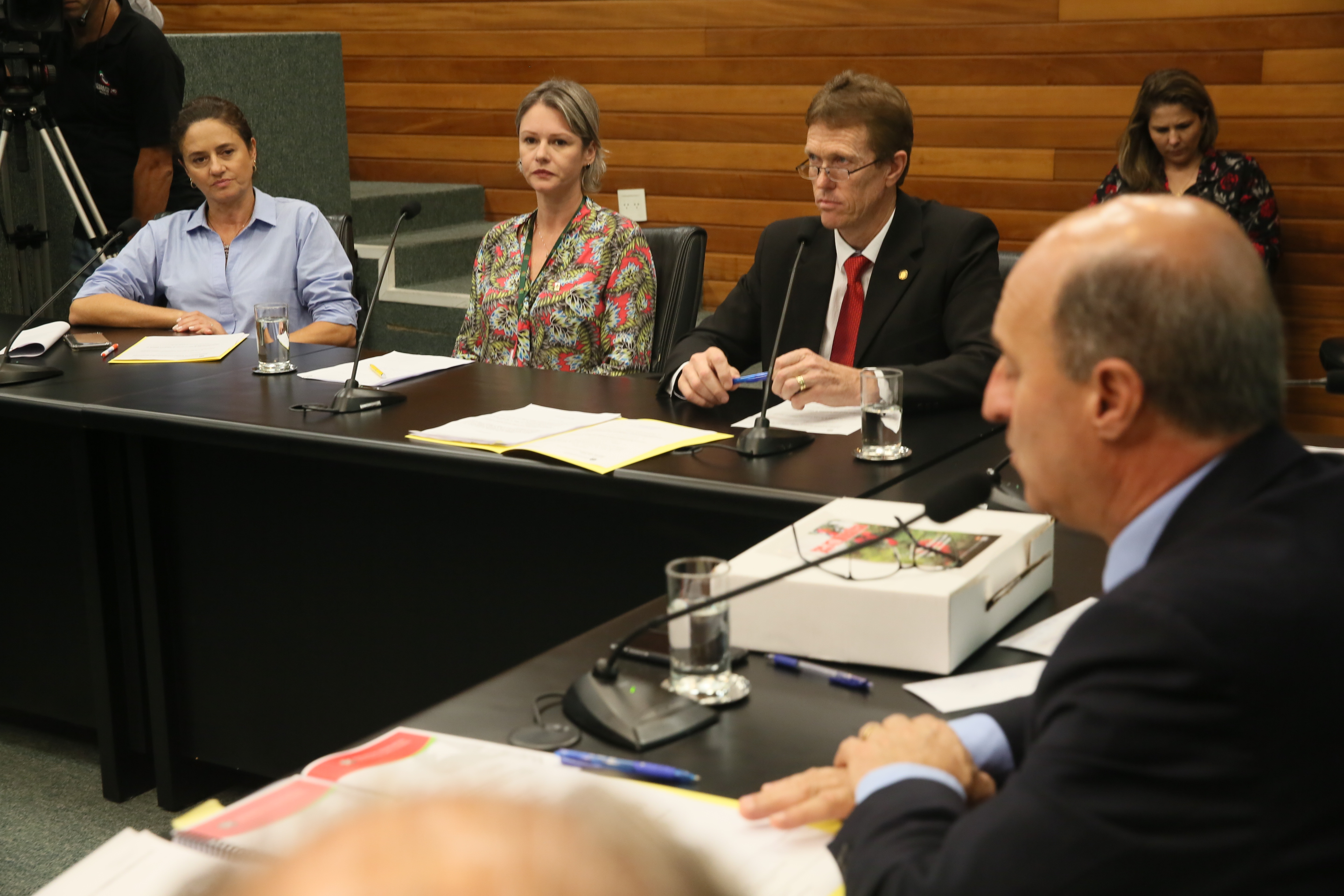 Comissão recebe o secretário de estado da Agricultura e da Pesca Ricardo de Gouvêa e a Presidente da Epagri Edilene Steinwandter para Informações das respectivas pastas.