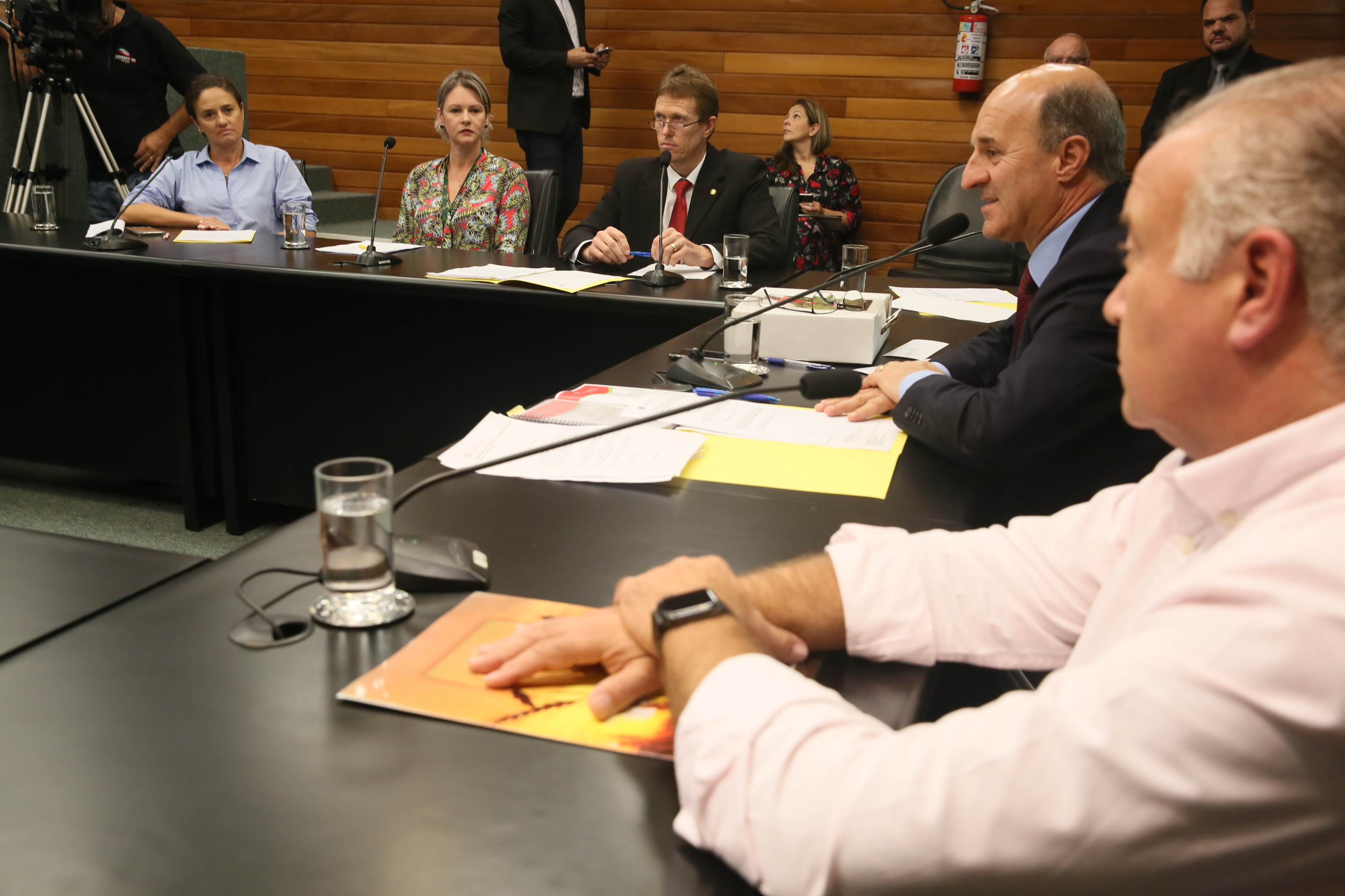 Comissão recebe o secretário de estado da Agricultura e da Pesca Ricardo de Gouvêa e a Presidente da Epagri Edilene Steinwandter para Informações das respectivas pastas.