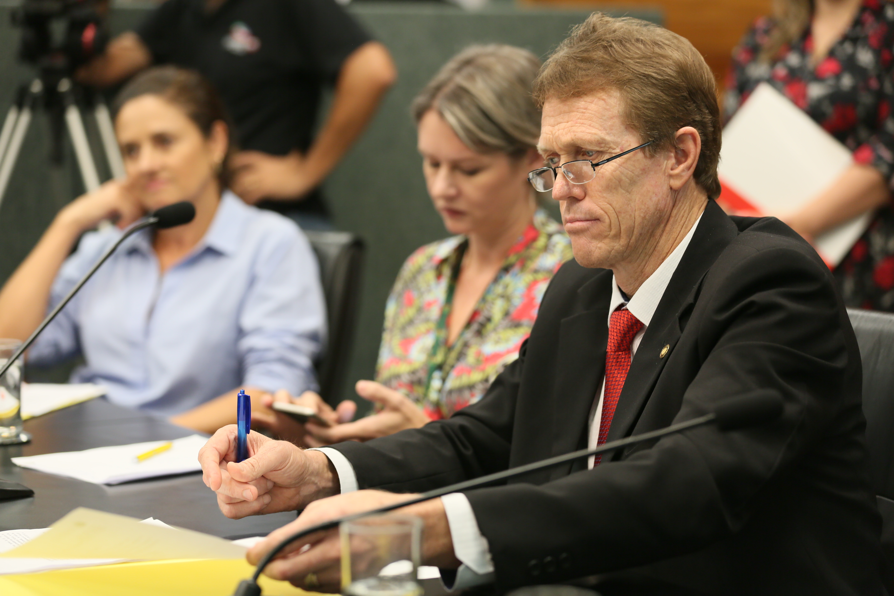 Comissão recebe o secretário de estado da Agricultura e da Pesca Ricardo de Gouvêa e a Presidente da Epagri Edilene Steinwandter para Informações das respectivas pastas.