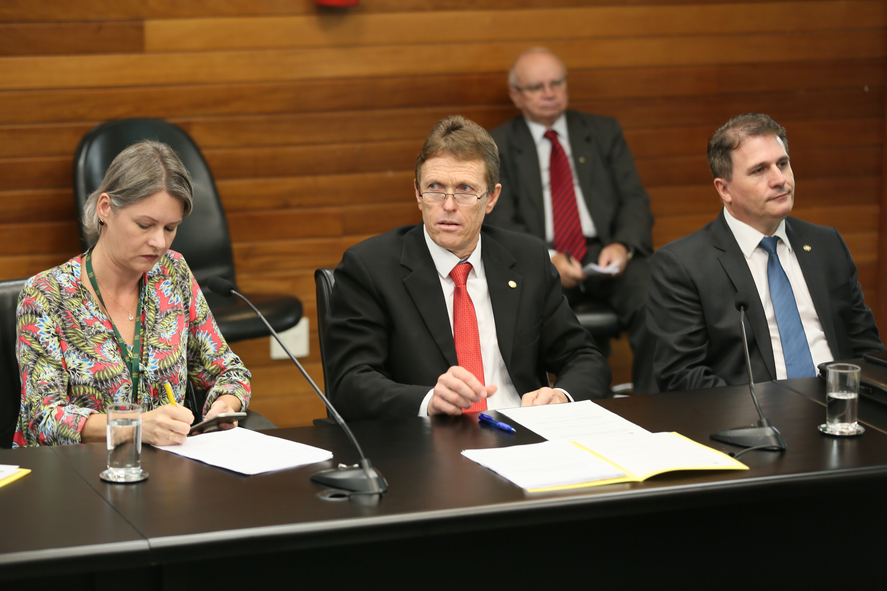 Comissão recebe o secretário de estado da Agricultura e da Pesca Ricardo de Gouvêa e a Presidente da Epagri Edilene Steinwandter para Informações das respectivas pastas.