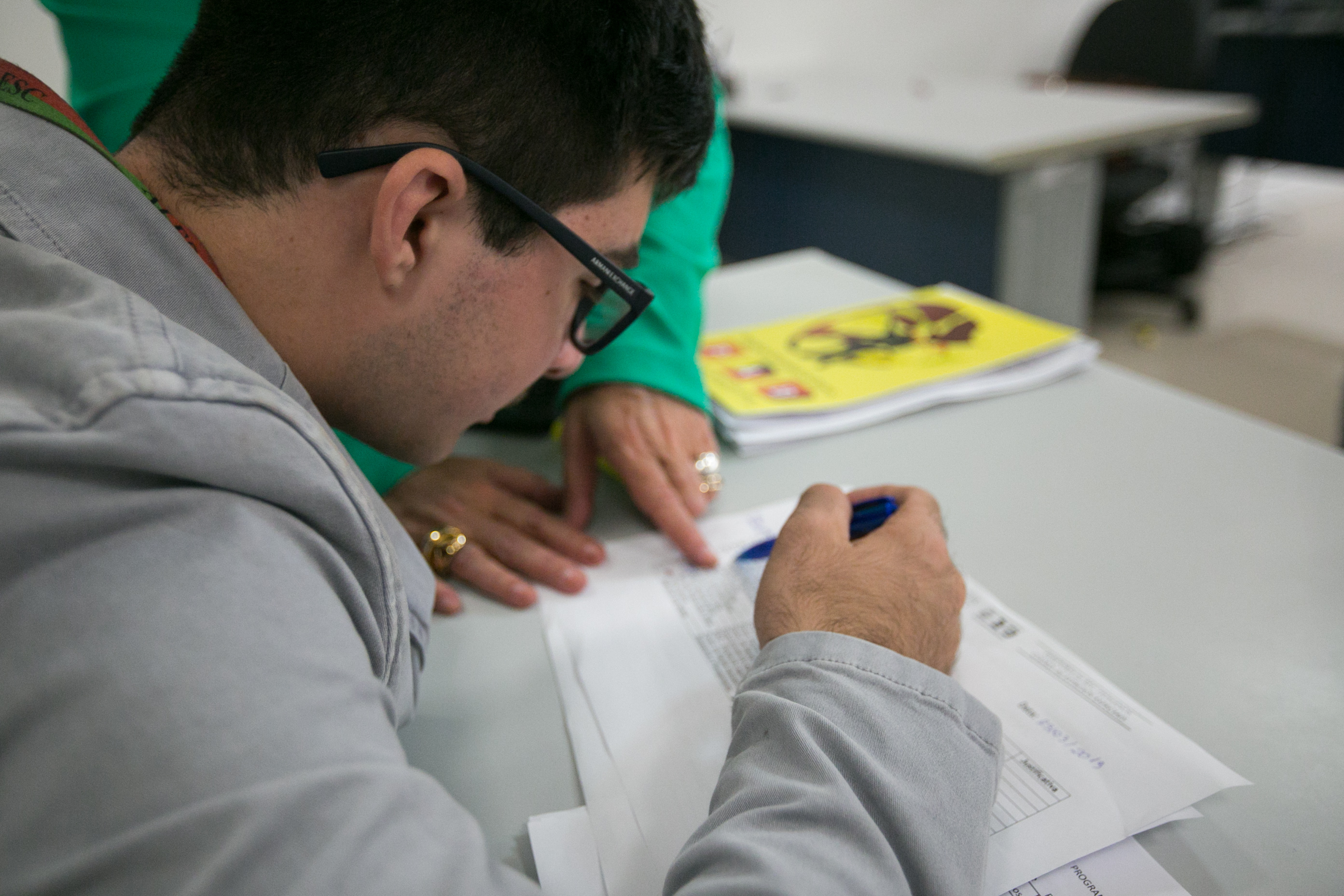 Estagiário da Alesc Bernardo Graff
