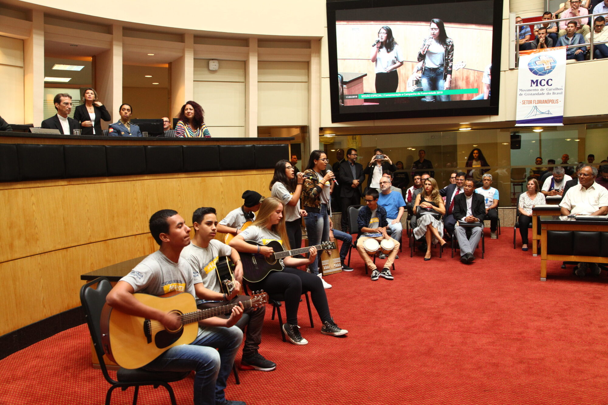 Solenidade contou com apresentação de jovens músicos.