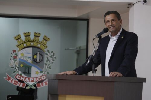 Presidente da Alesc faz visita oficial à Câmara de Vereadores de Chapecó