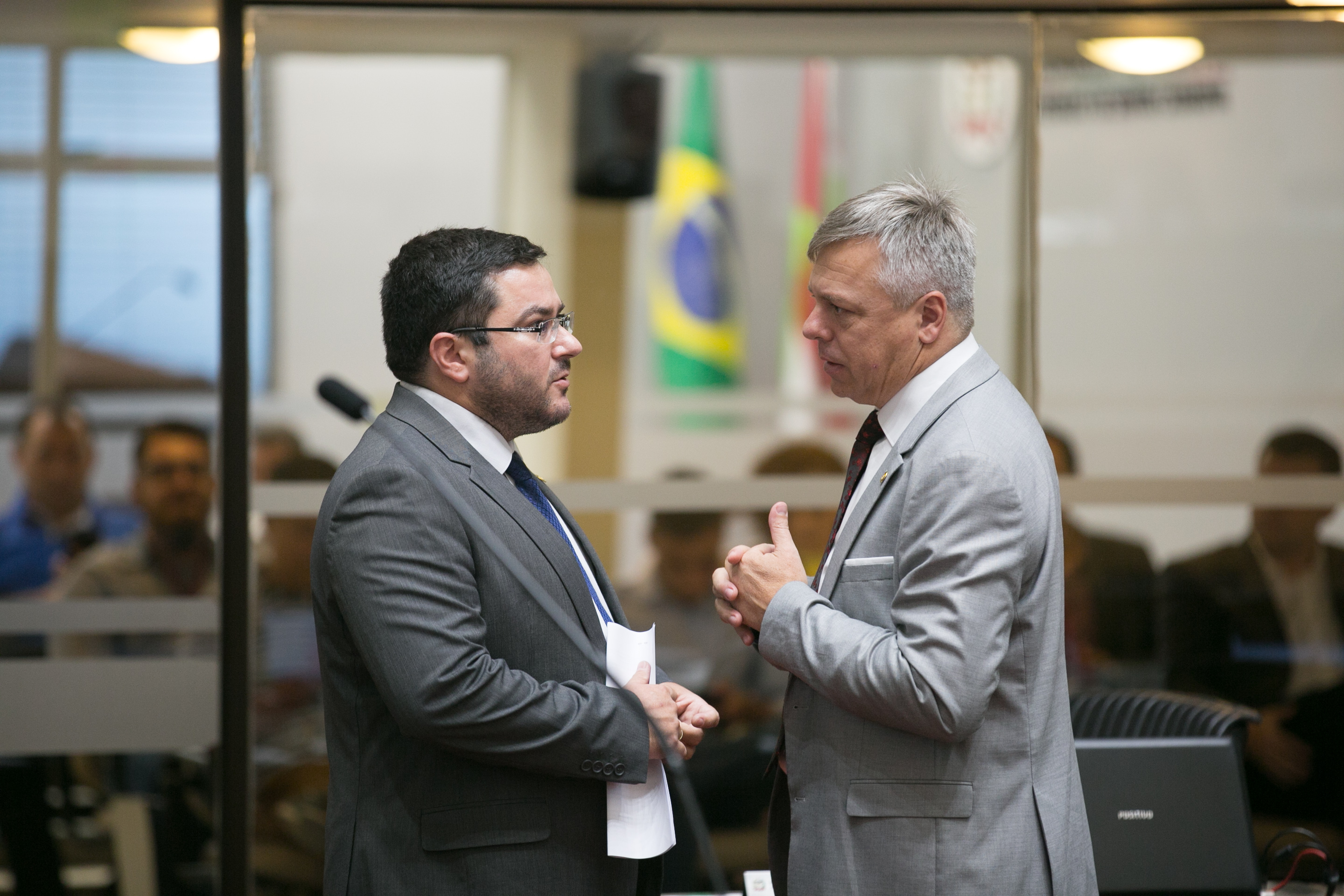Deputado Ricardo Alba (PSL) e Deputado Fabiano da Luz (PT)