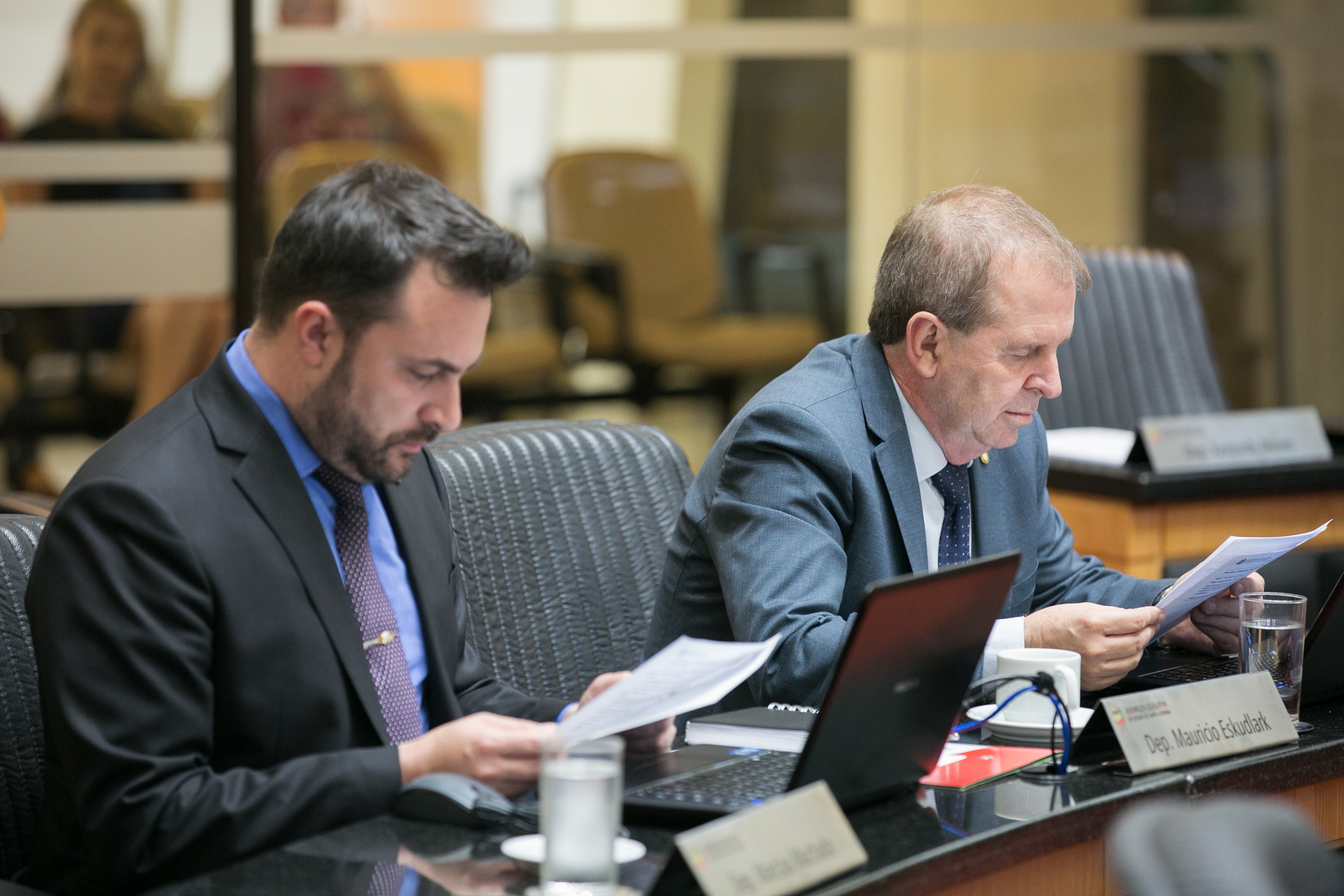 Deputado Marcius Machado (PR) e Deputado Maurício Eskudlark (PR)