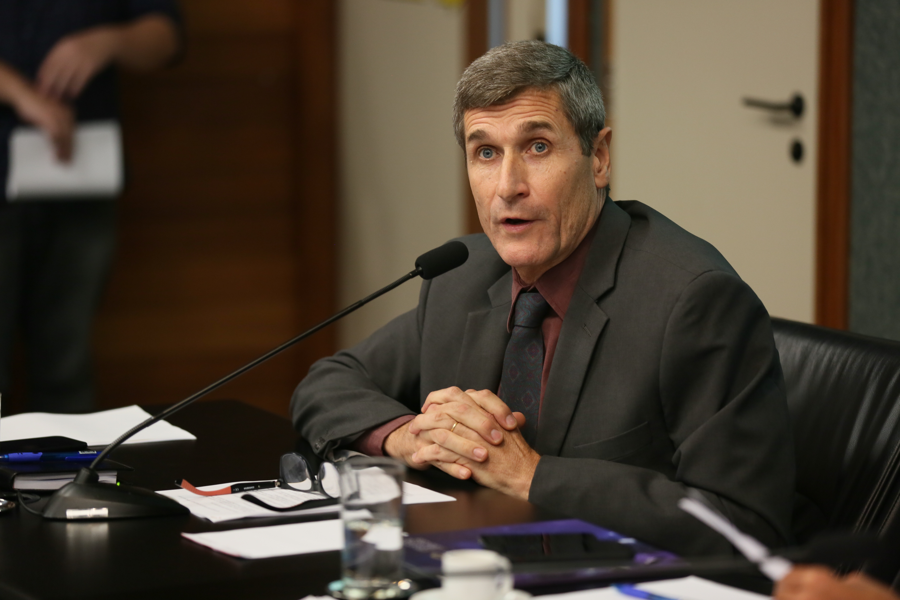 Secretário de Estado da Infraestrutura Carlos Hassler.
