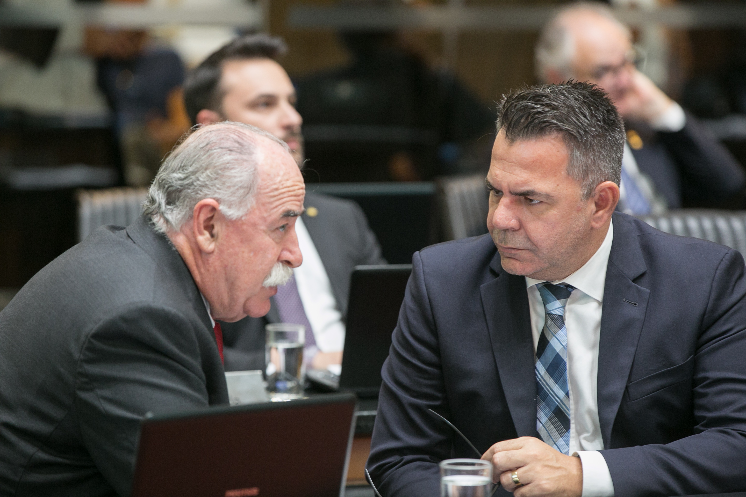 Deputado Romildo Titon (MDB) e Deputado Luiz Fernando Vampiro (MDB)