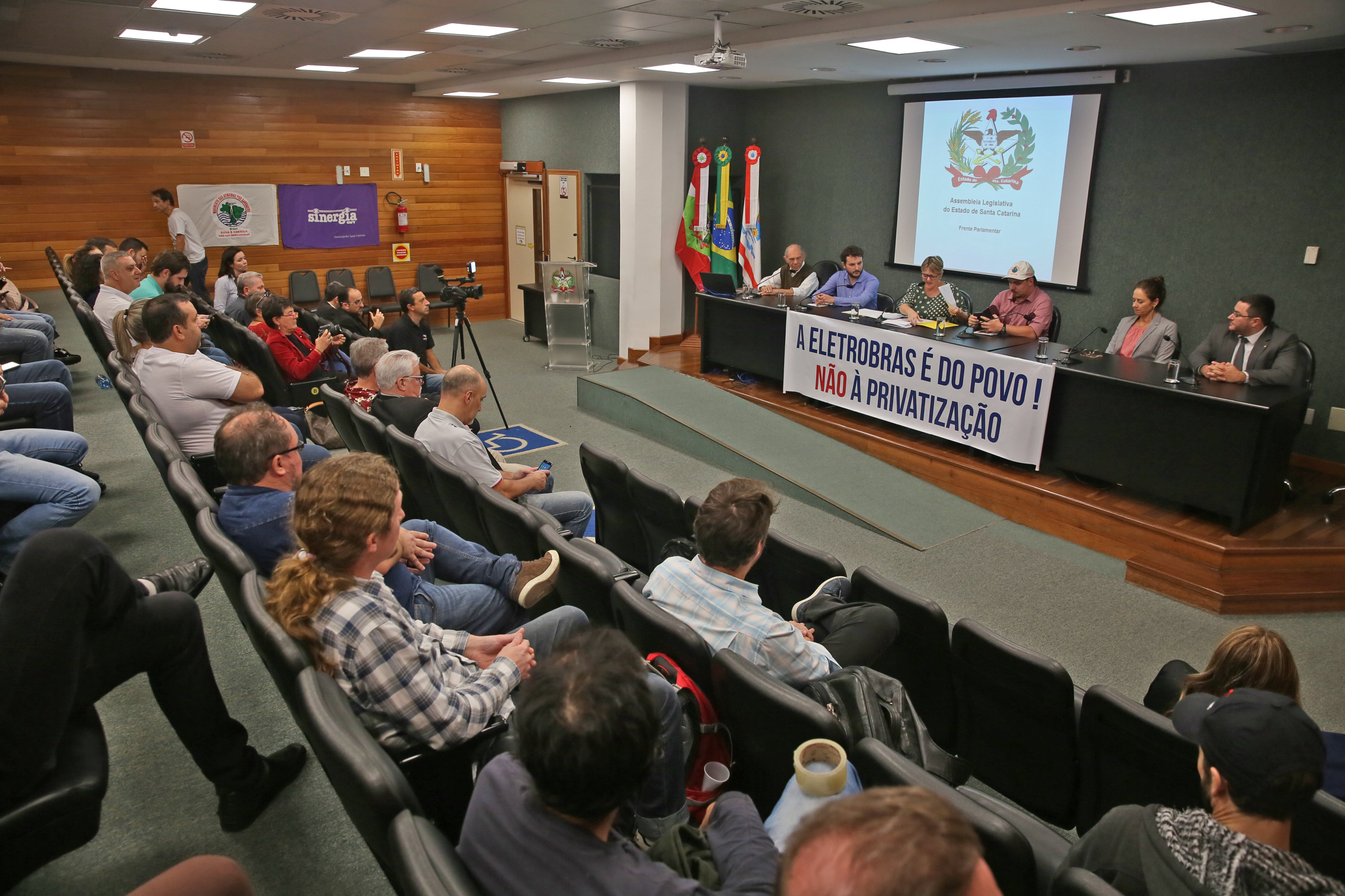 PRIVATIZAÇÃO – Lançamento da Frente Parlamentar em Defesa da Eletrosul