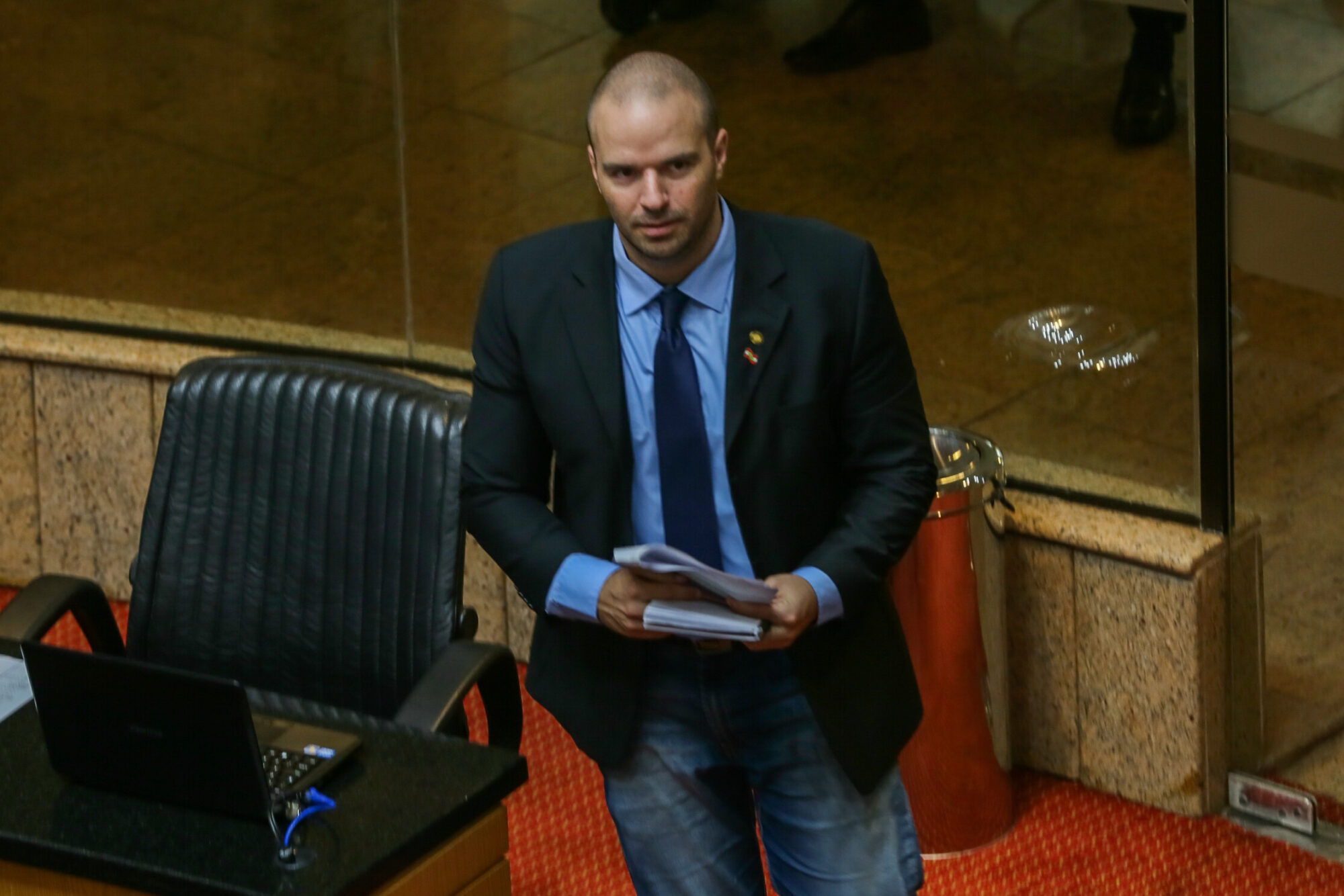 Deputado Jessé Lopes na sessão de derrubada do veto da Saúde