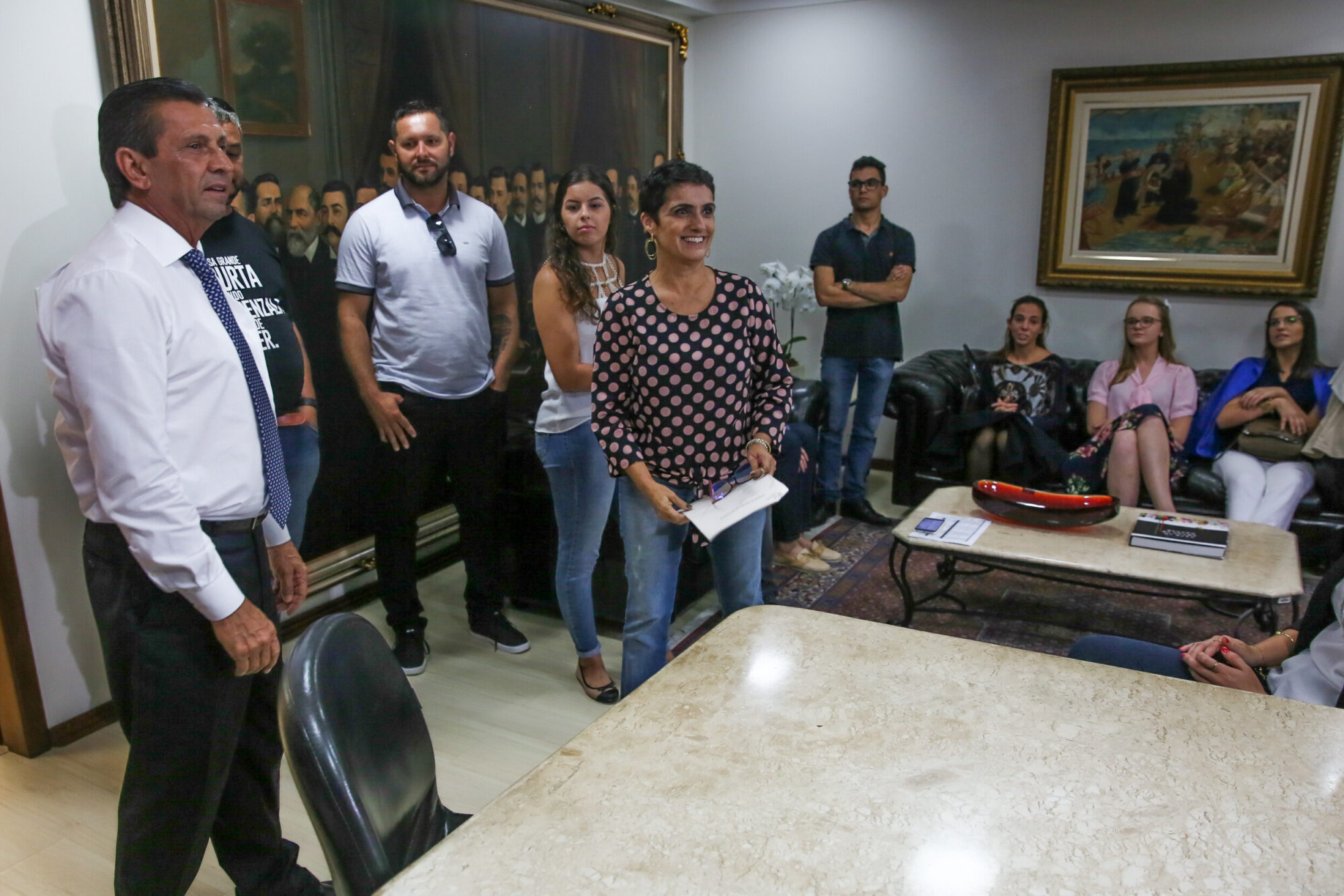 Programa Estágio-Visita encerra com visita à Presidência