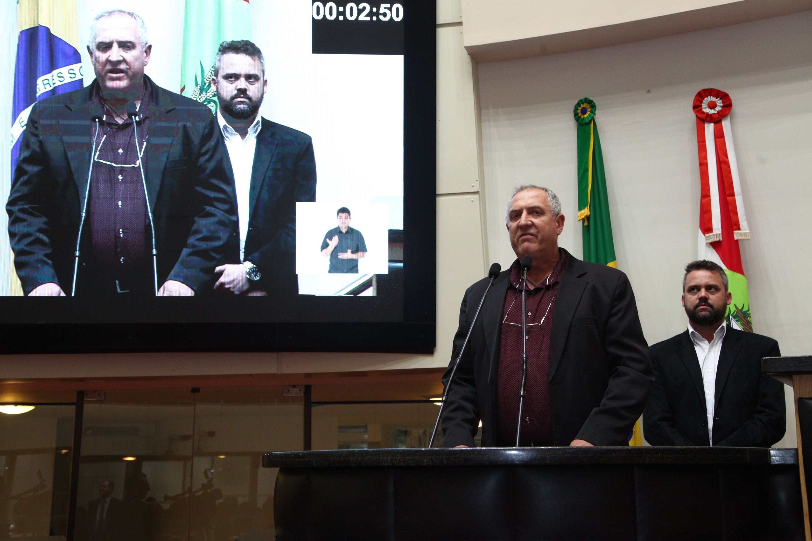 8ª Mostra do Vinho Catarinense - Pedro Rabuske, prefeito de Pinheiro Preto