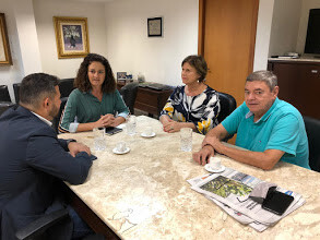 Marlene se reuniu com a prefeita Adeliana e o secretário-adjunto da Casa Civil para tratar de outras demandas de São José