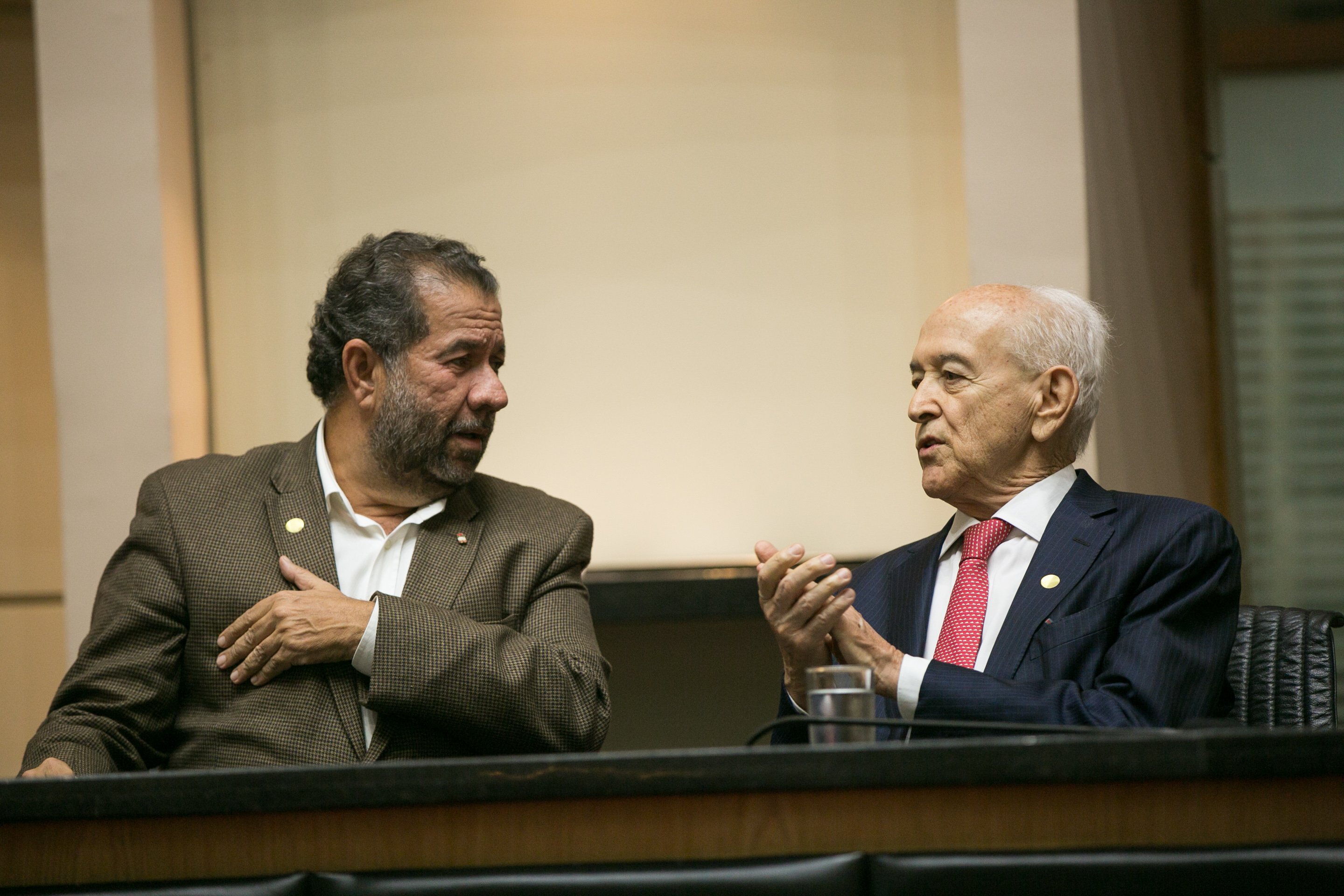 Presidente Nacional do PDT, Carlos Lupi e presidente estadual do PDT, Manoel Dias
