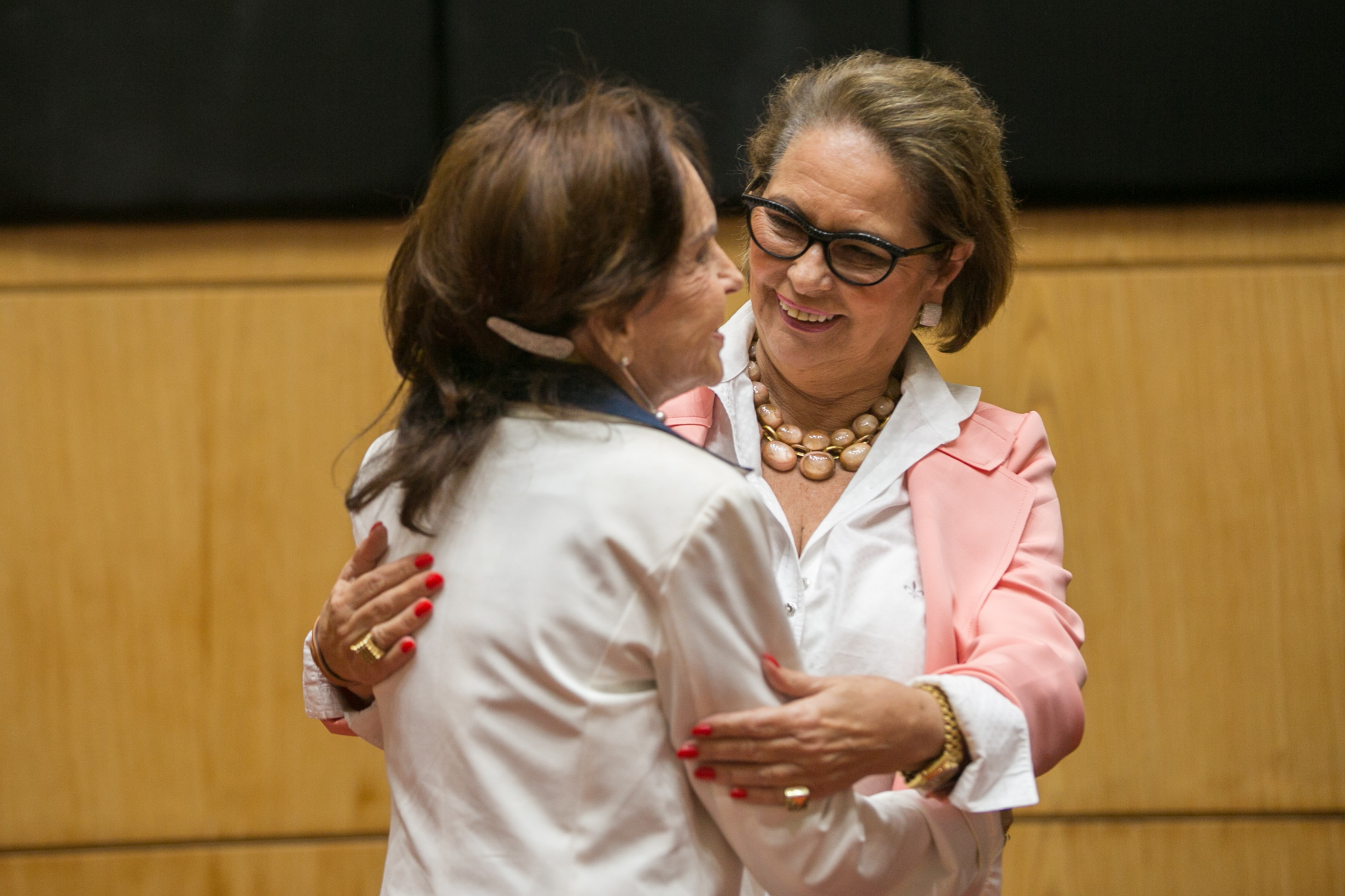 Deputada Ada De Luca (MDB) e esposa de João Goulart, Maria Thereza Goulart