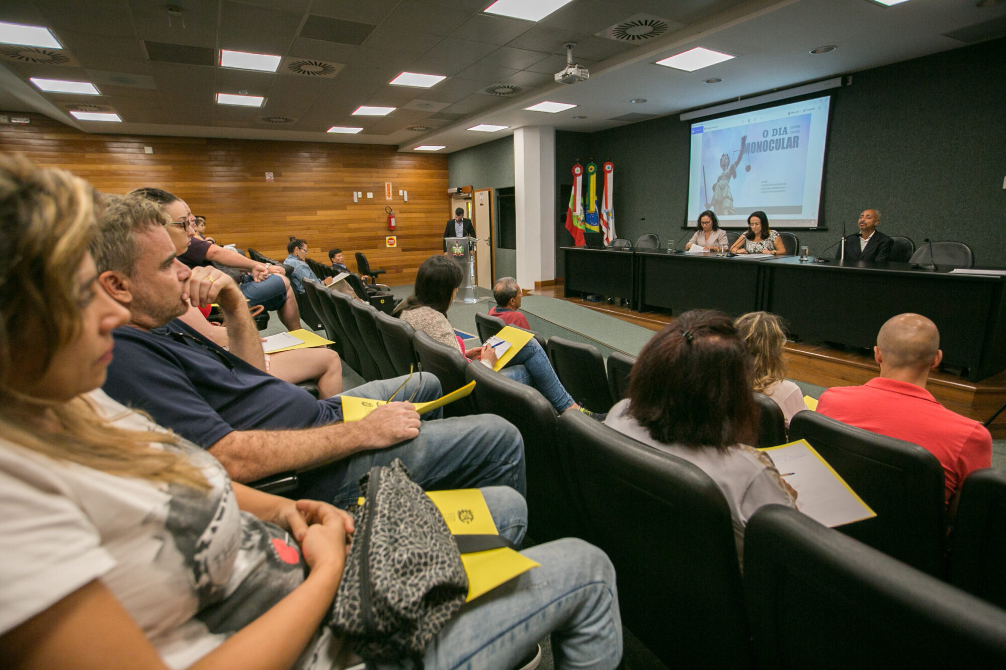 Seminário na Alesc discute direitos das pessoas com visão monocular