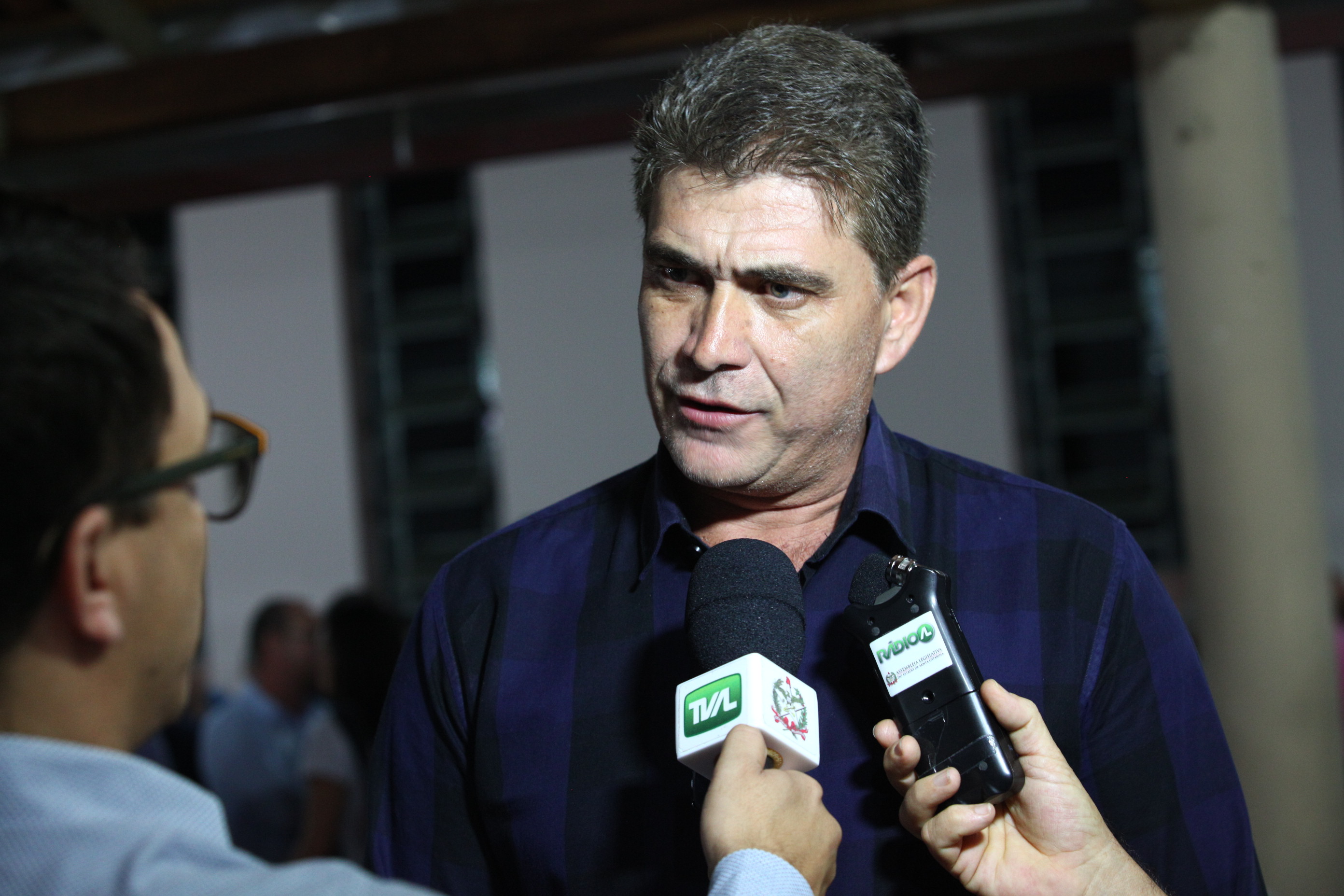 Audiência Pública sobre a Cratera na Rodovia SC 108 em São João Batista - Valmor Pedro Kammers, prefeito de Major Gercino