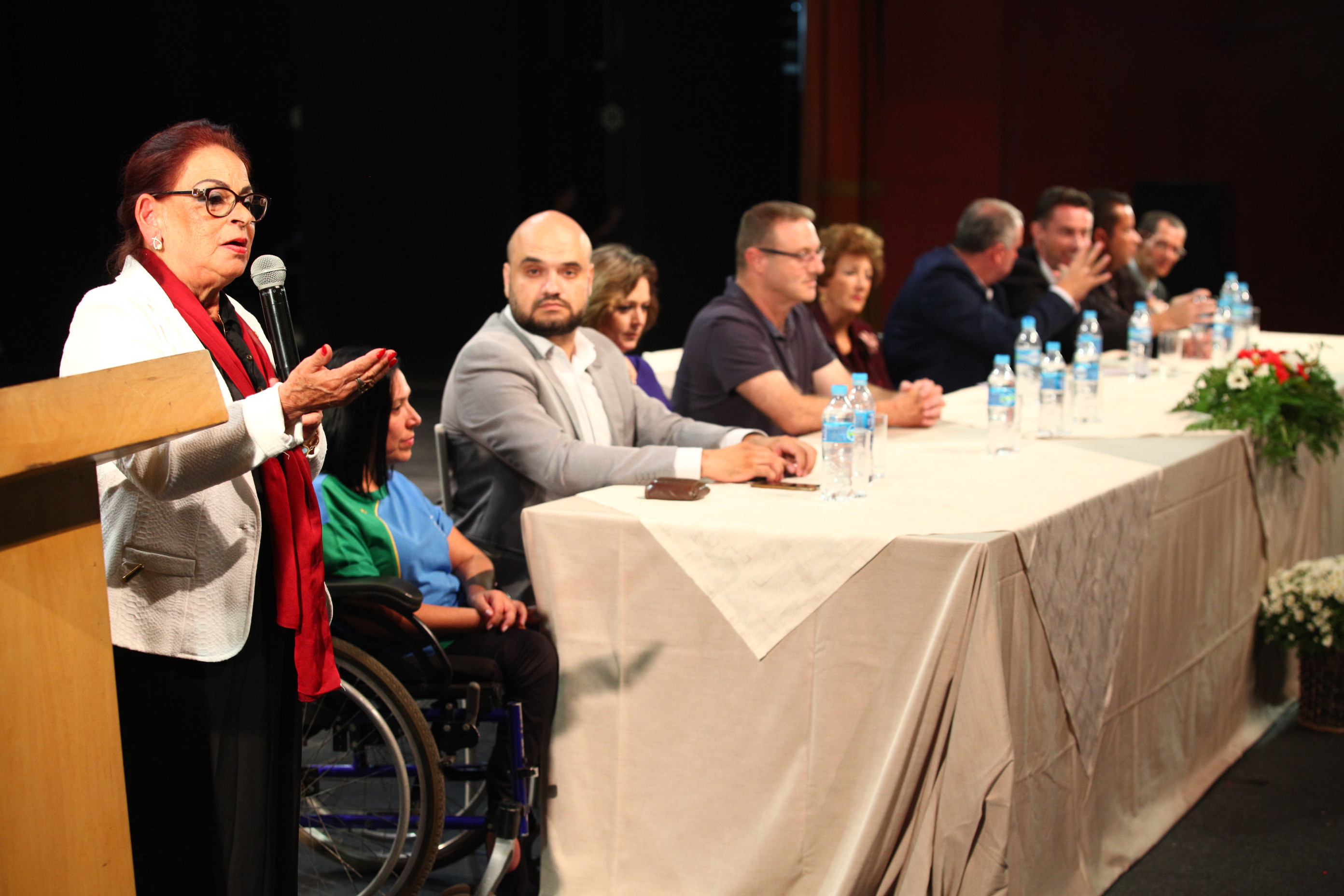 XI Festival Estadual Nossa Arte em Joinville - Heloisa Walter de Oliveira, presidente da Apae de Joinville.