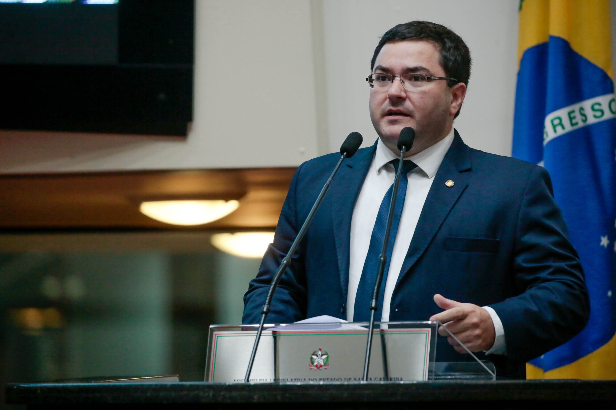Alba anuncia prolongamento da via expressa de Blumenau e restauração da SC-110