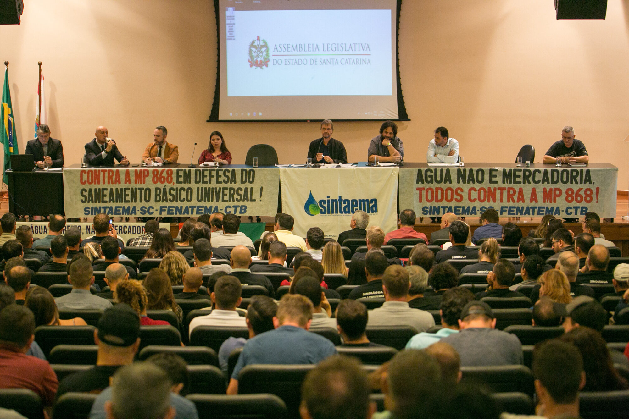 Seminário trata das consequências da aprovação da MP sobre saneamento