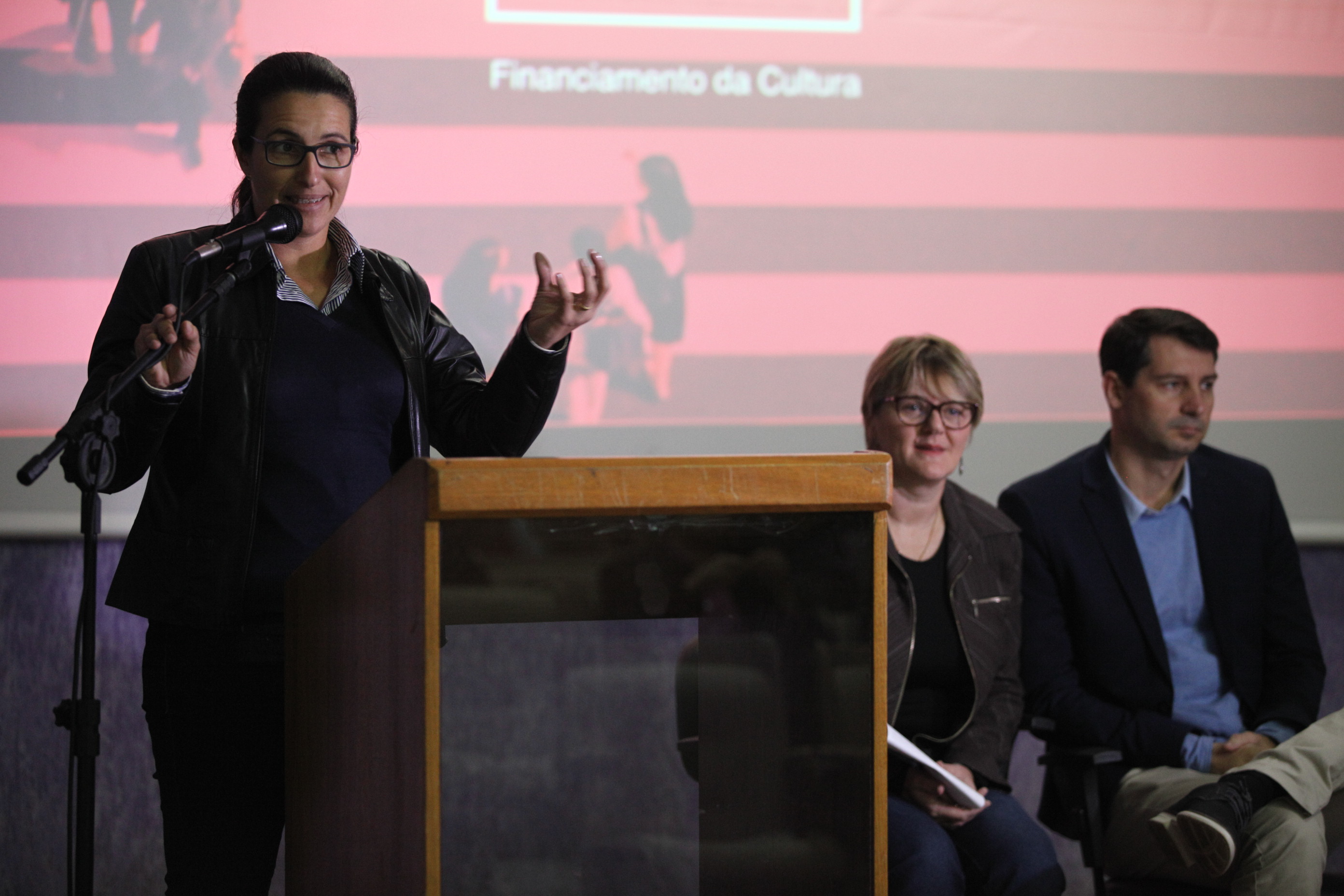 Seminário de Gestão Cultural em Caçador - Viviane Vueno, vice-presidente do Consesc