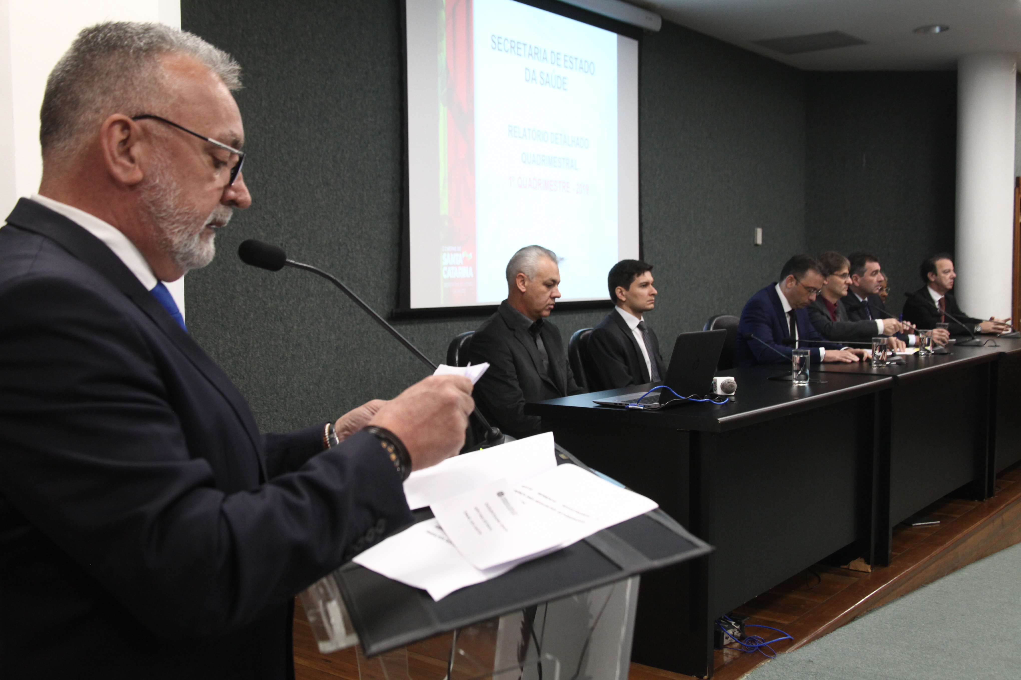 Audiência Publica Prestação de Contas do 1º quadrimestre de 2019 da Secretaria da Saúde