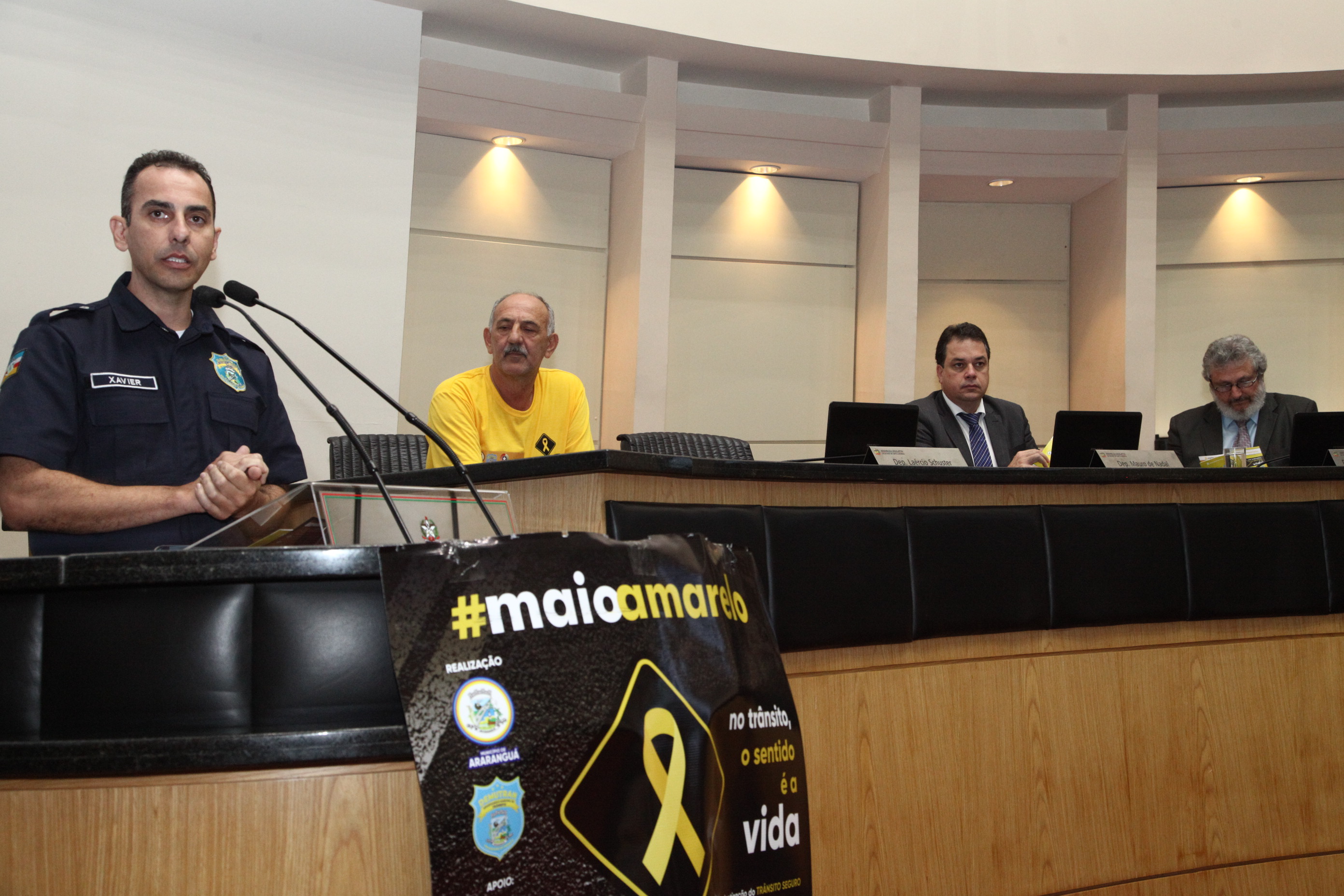 Maio Amarelo - Sandro Santos Xavier, coordenador do núcleo de educação para o trânsito