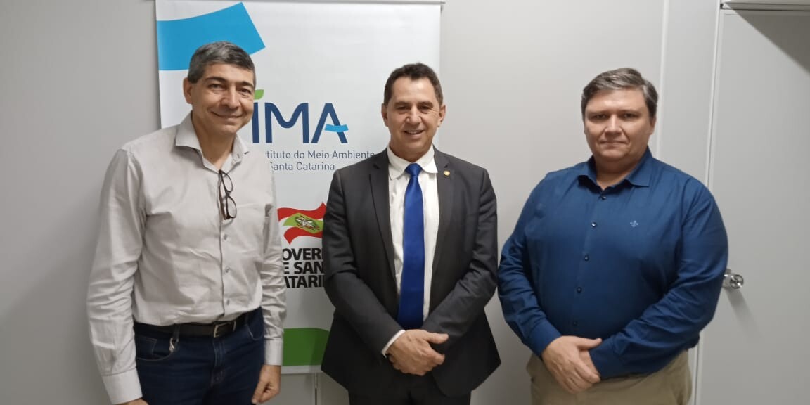 Deputado Coronel Mocellin e coronel Venâncio, presidente do IMA FOTO: Divulgação