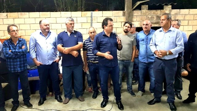 Deputado Rodrigo Minotto reúne-se com lideranças em Cocal do Sul. Foto: Assessoria parlamentar.