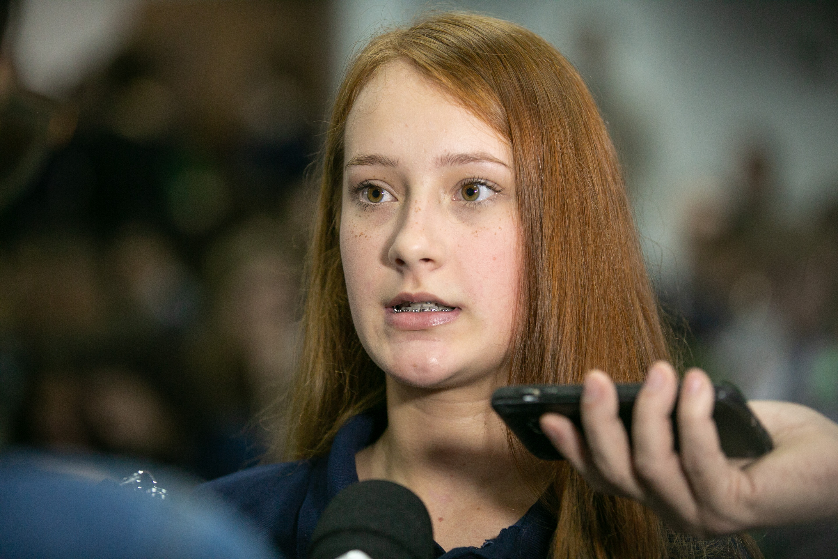 Camile Lindner, presidente da Câmara de vereadores mirins de Schroeder