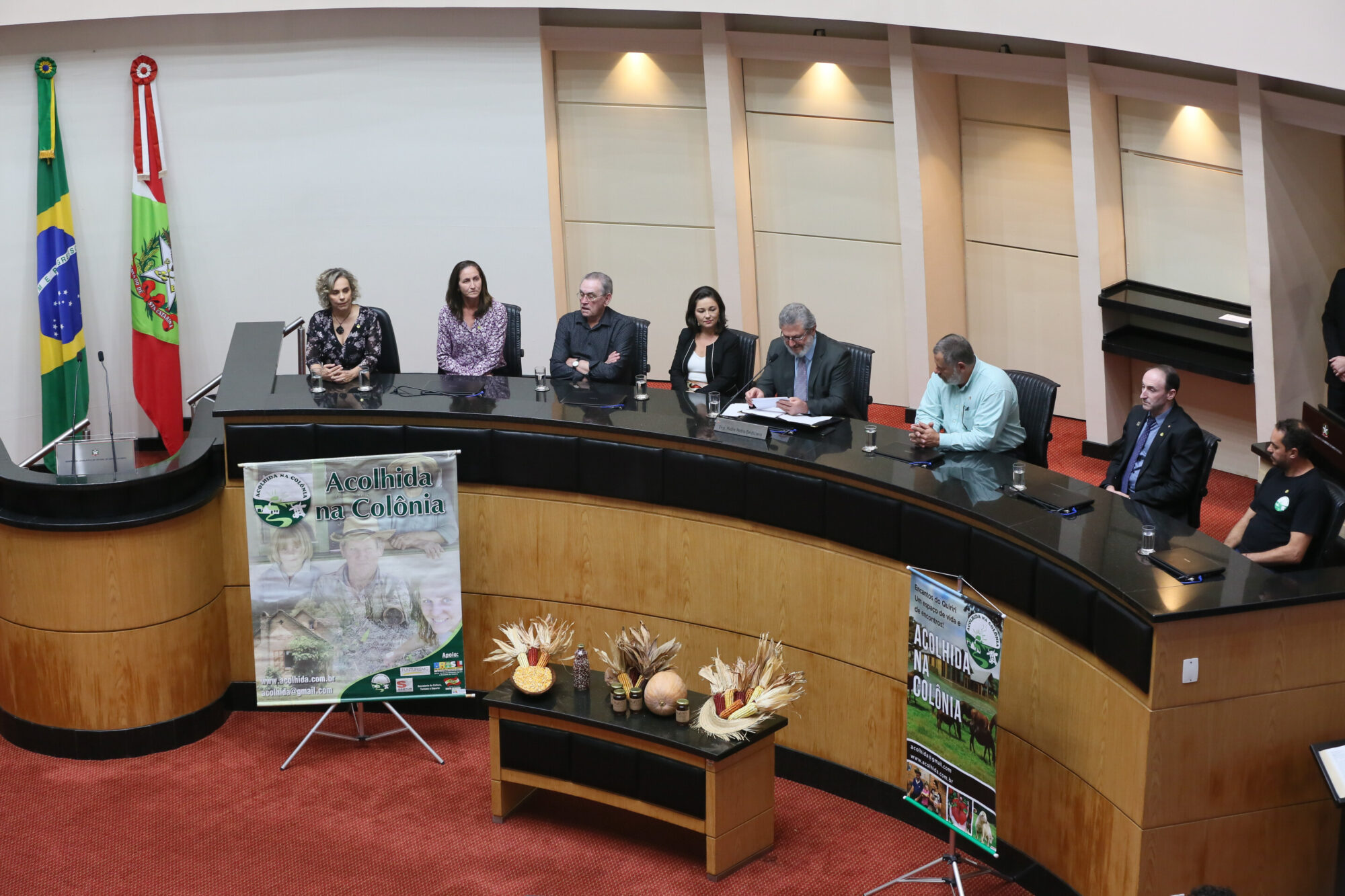 Alesc homenageia os 20 anos da Acolhida na Colônia