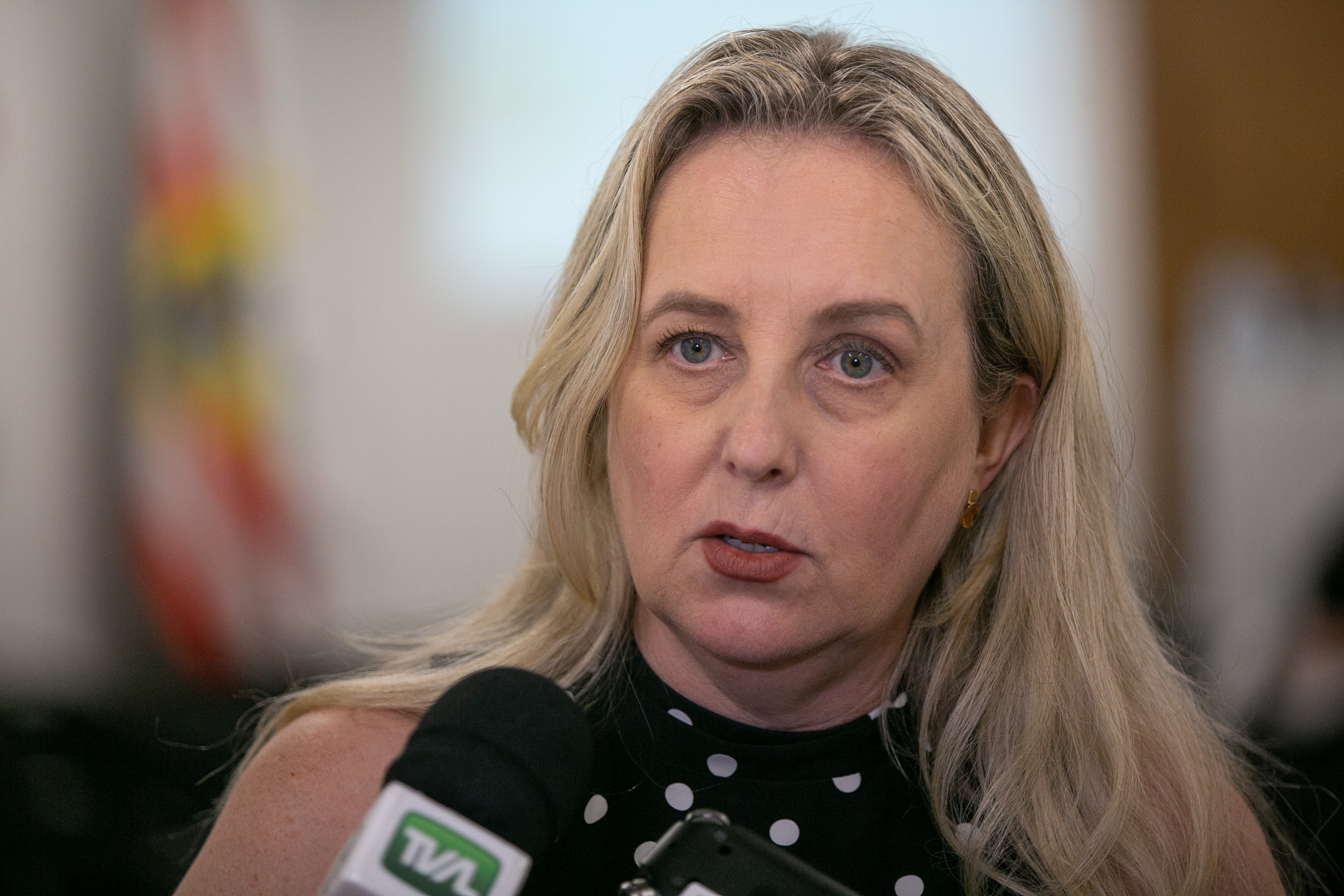 Delegada Patrícia Zimmermann D’Ávila, Coordenadora das Delegacias de Polícia de Atendimento à Criança, Adolescente, Mulher e Idoso (DPCAMIs)