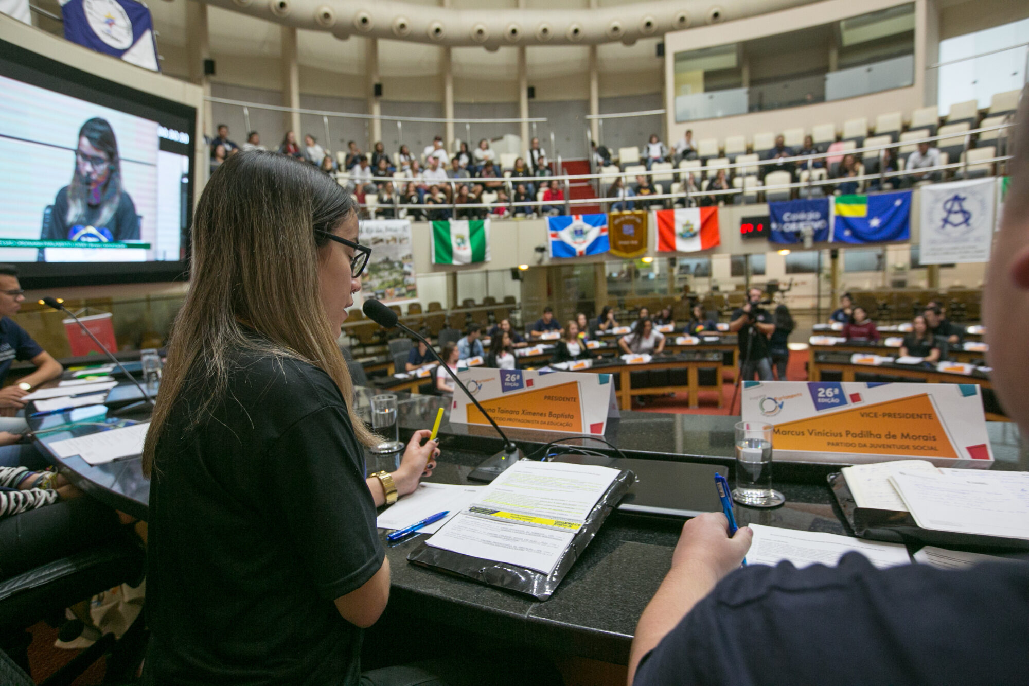 No encerramento, 26º Parlamento Jovem apresenta 12 projetos e 5 indicações