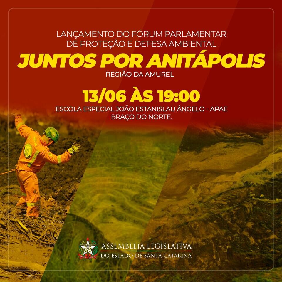 Anúncio do lançamento da Frente no dia 13 de junho, em Braço do Norte