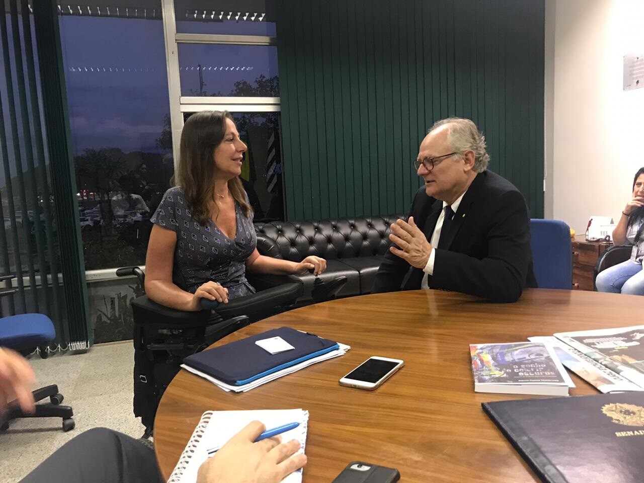 Dr. Vicente se reuniu com a senadora Mara Gabrilli