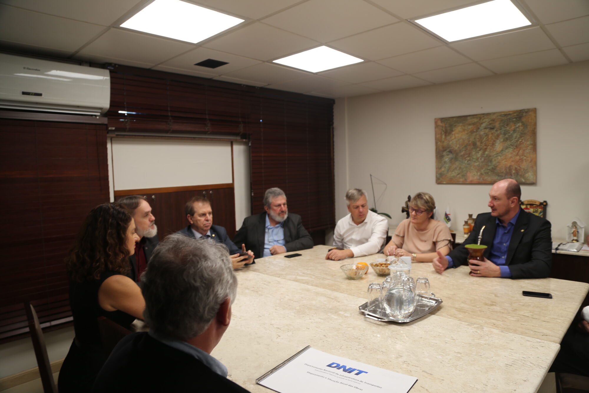 Deputado Mauro de Nadal e parlamentares da Bancada do Oeste