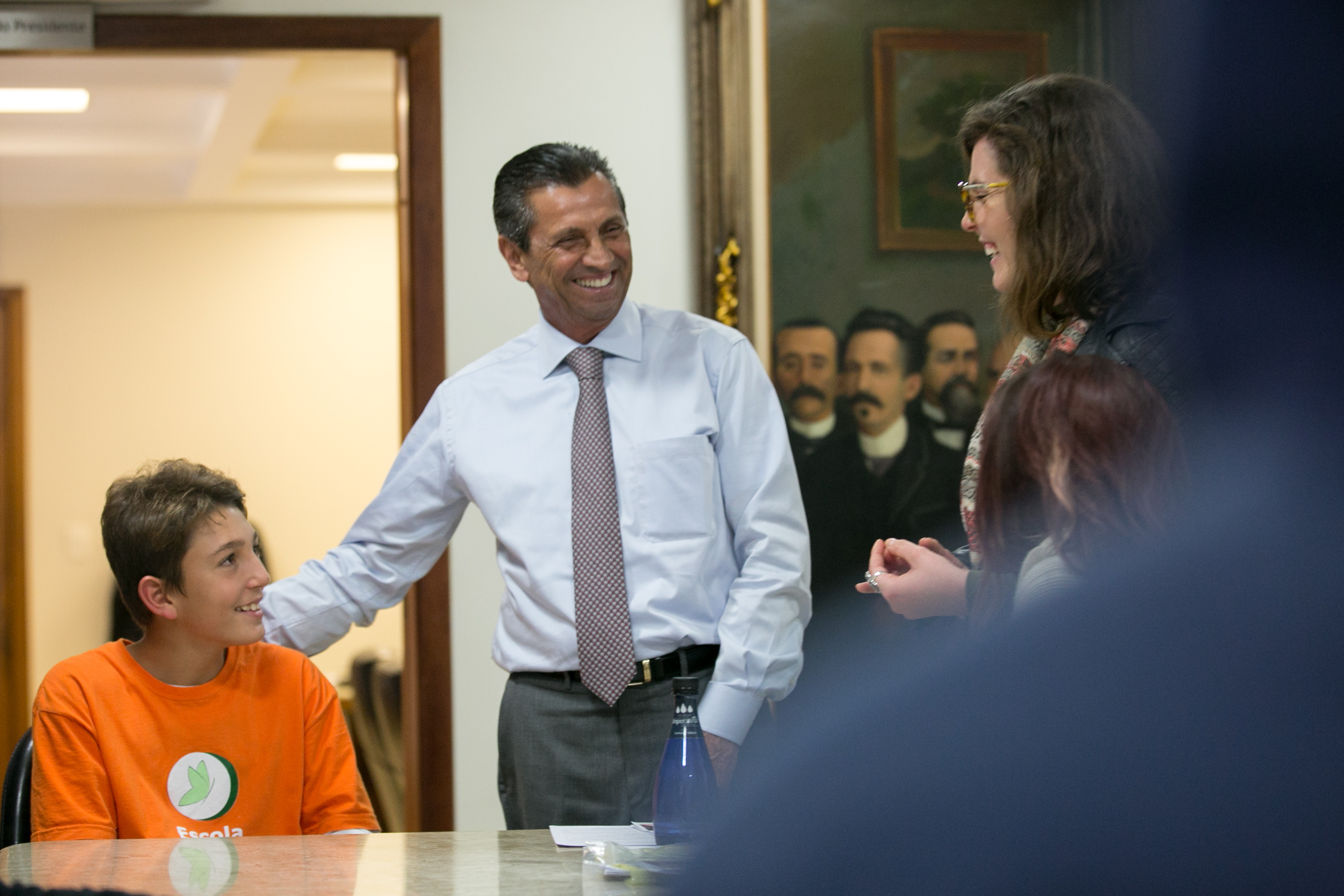 PRESIDÊNCIA – Presidente Julio Garcia recebe alunos da Escola dos Sonhos, de Florianópolis