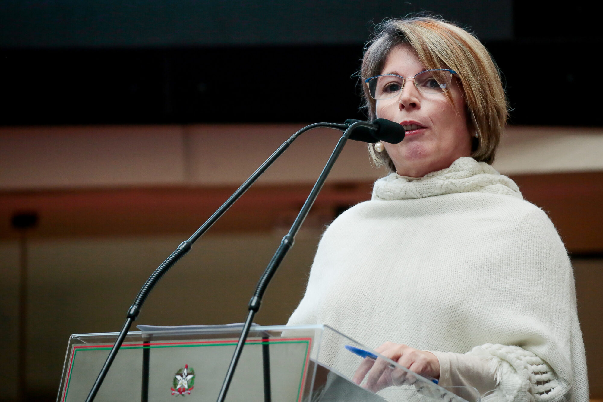 Professora Julice Dias, diretora geral da Faed/Udesc