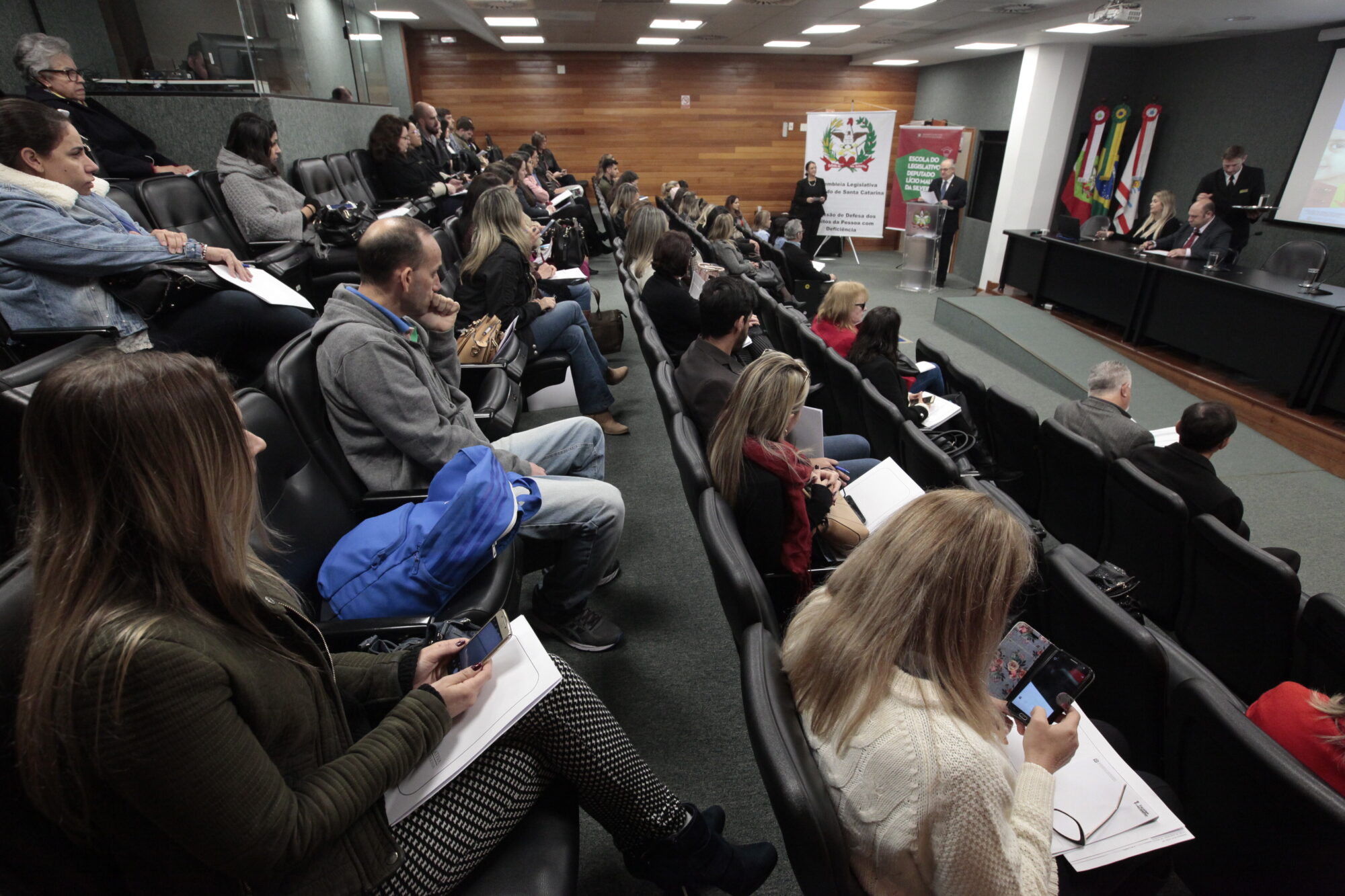 Evento debate atendimento das pessoas com deficiência auditiva e visual