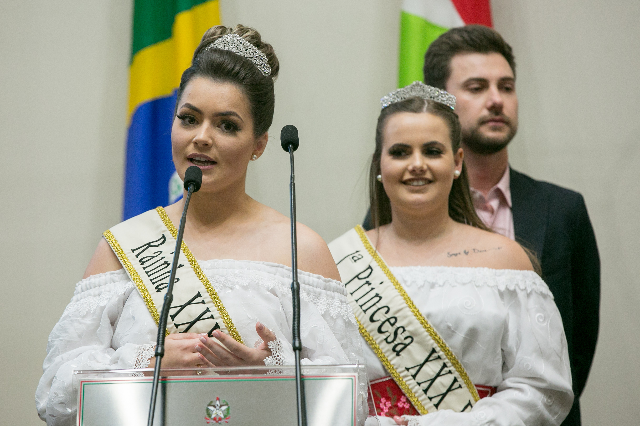 Realeza da 30ª Festa Nacional da Cachaça e 28ª Festa da Banana, em Luiz Alves