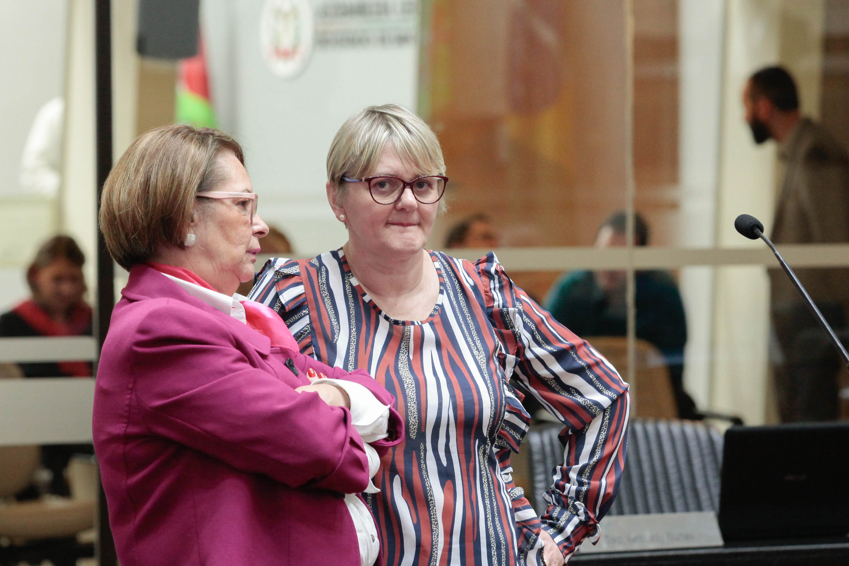 Deputada Ada de Luca (MDB) e Deputada Luciane Carminatti (PT)