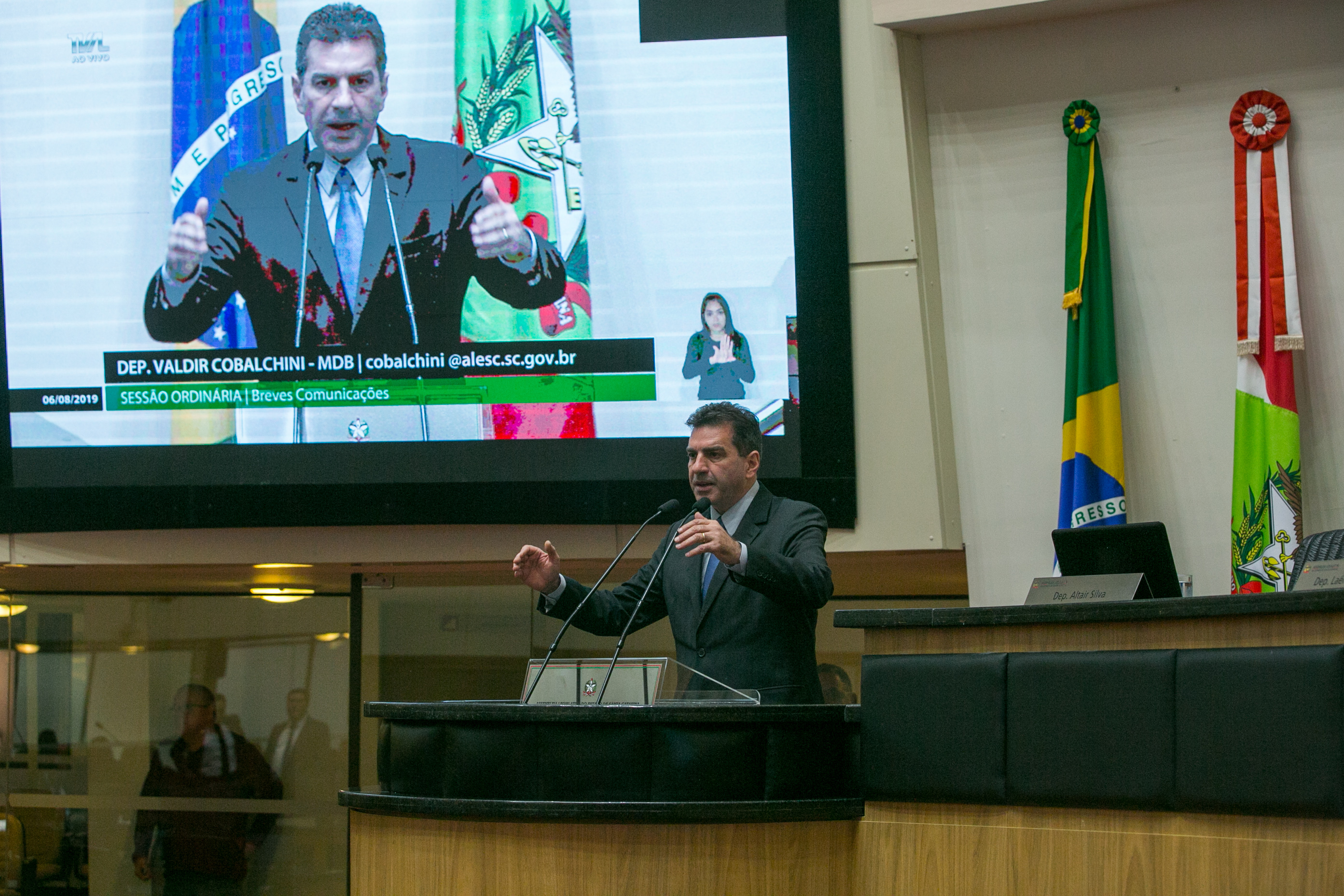 Deputado Valdir Cobalchini (MDB)