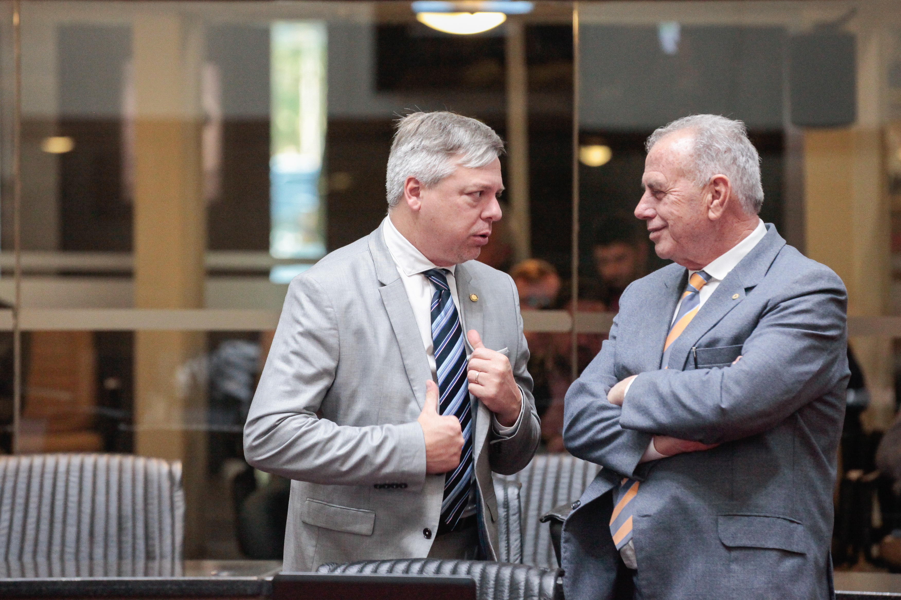 Deputado Nazareno Martins (PSB) e Deputado Fabiano da Luz (PT)