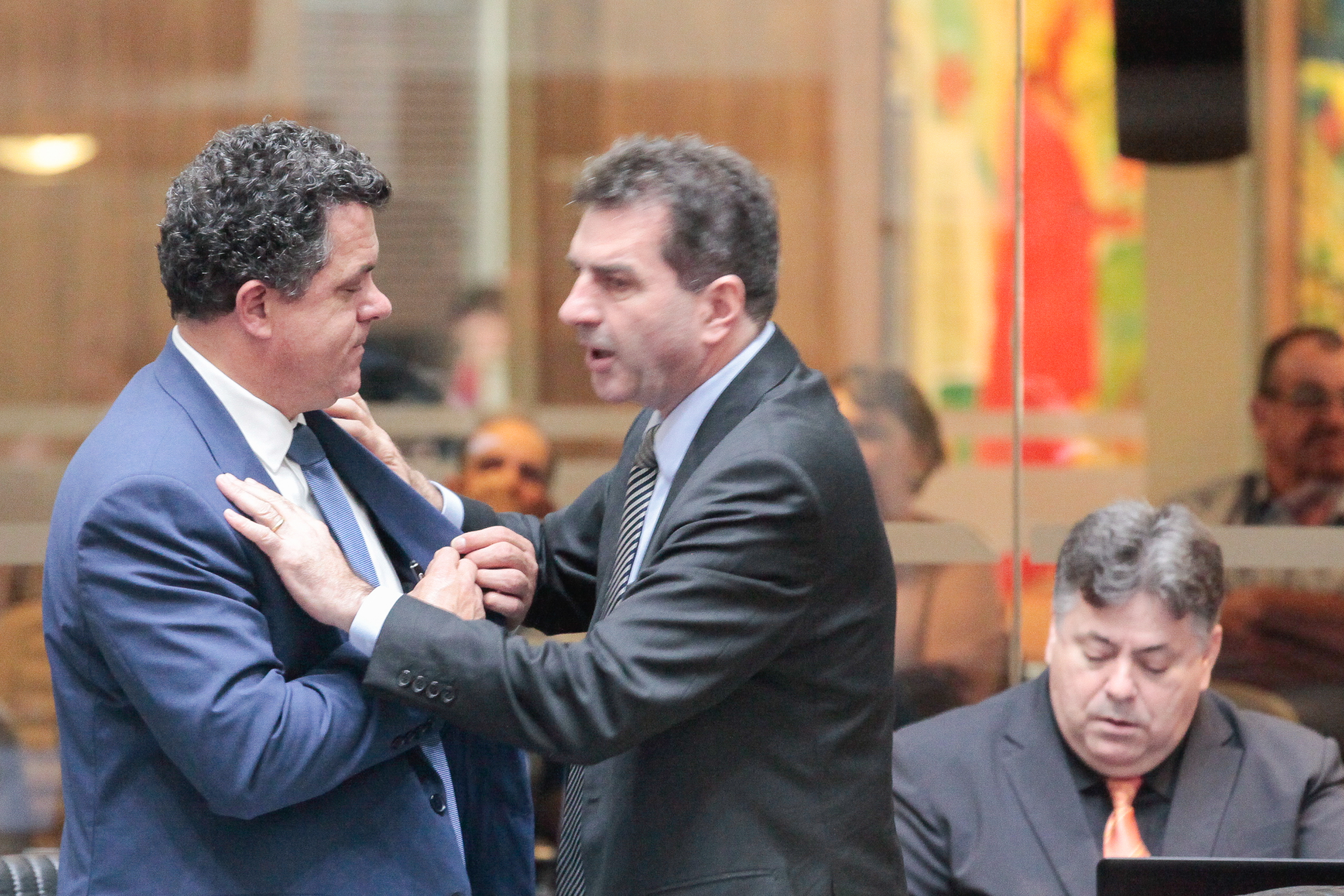 Deputado Ivan Naatz (PV) e Deputado Valdir Cobalchini (MDB)