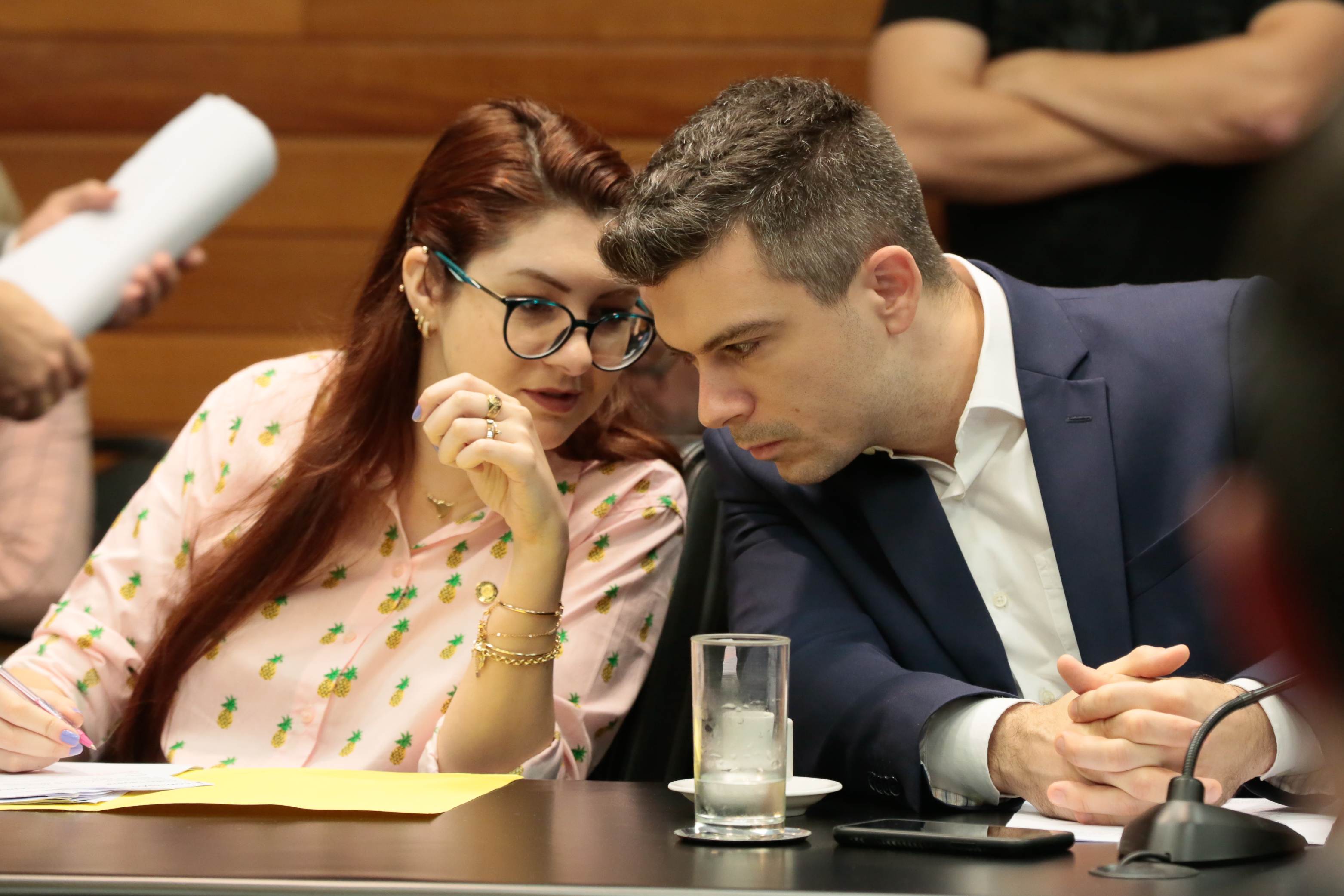 Comissão de Finanças e Tributação - Deputada Ana Paula Campagnolo (PSL) e Deputado Bruno Souza (PSB)