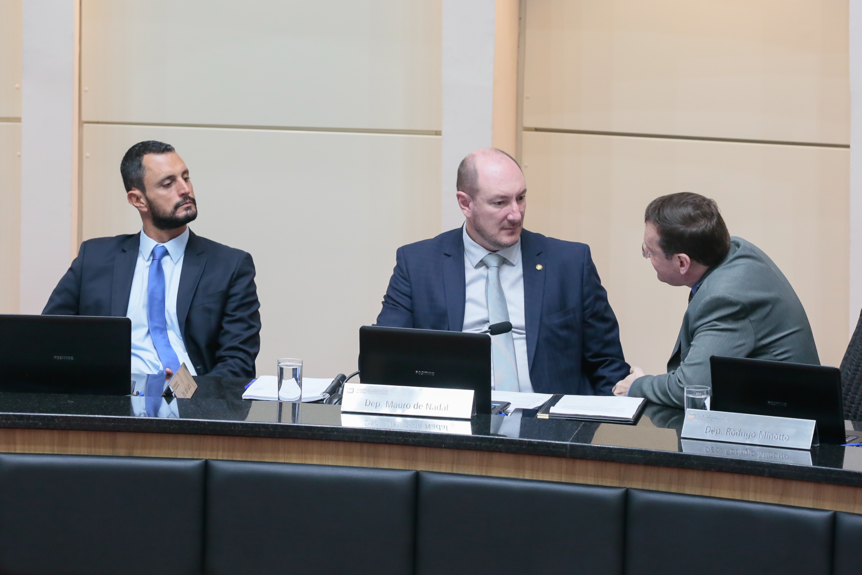 Sessão Ordinária - Deputado João Amin (PP) e Deputado Mauro de Nadal (MDB)