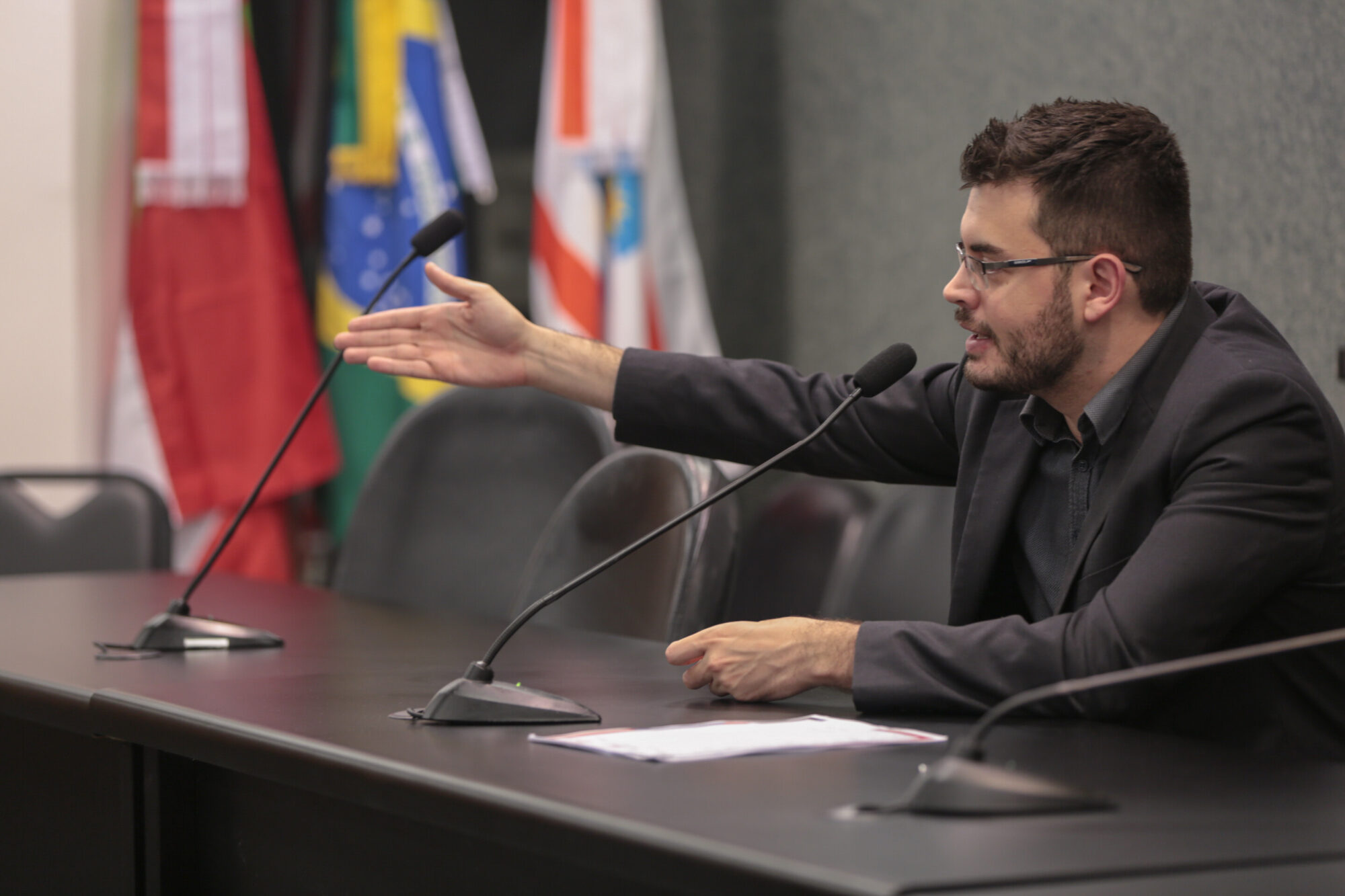 Diego Vieira de Souza, presidente do Sindalesc.