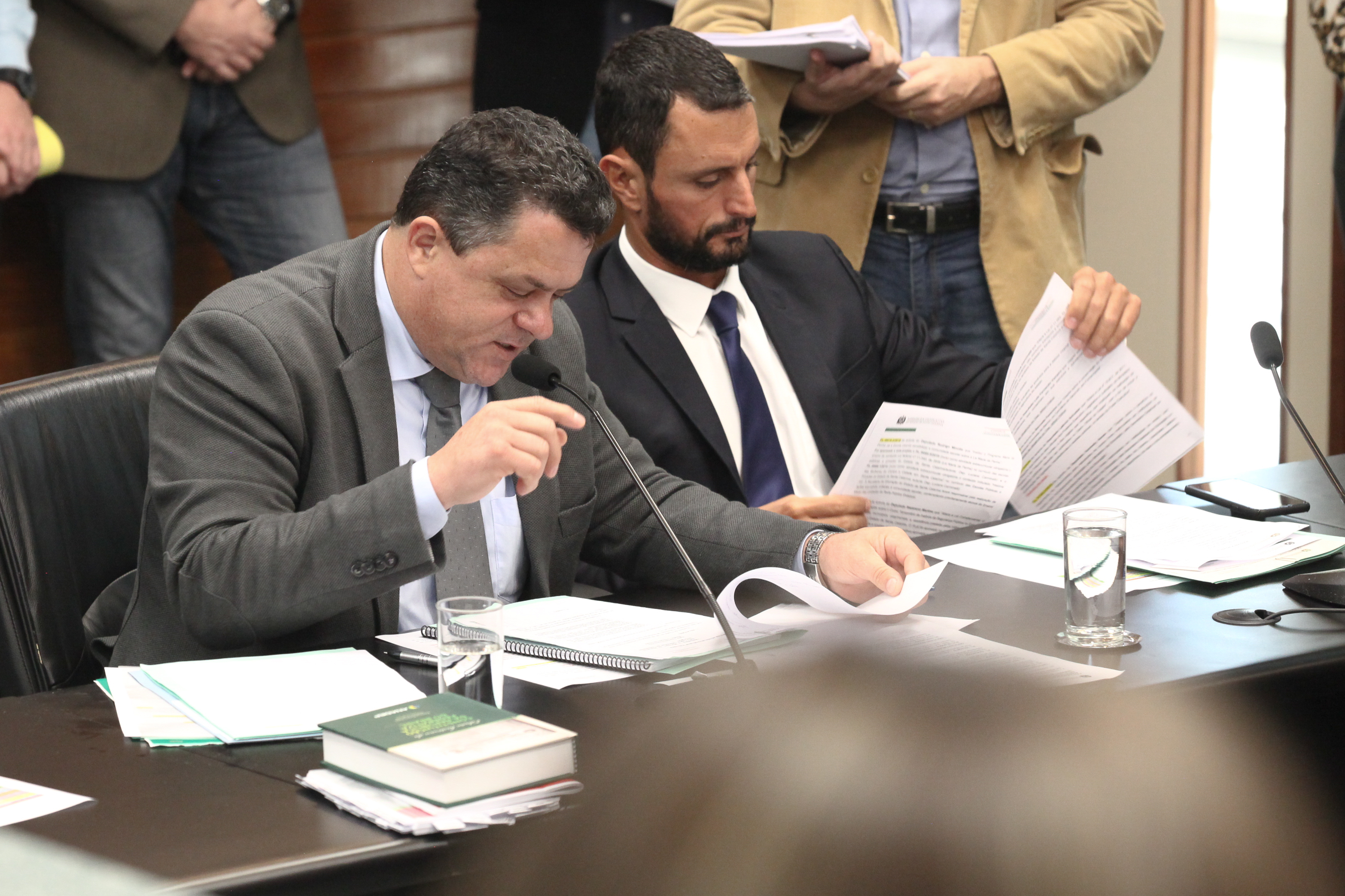 Comissão de Constituição e Justiça Deputado Ivan Natz (PV) e Deputado João Amin (PP)