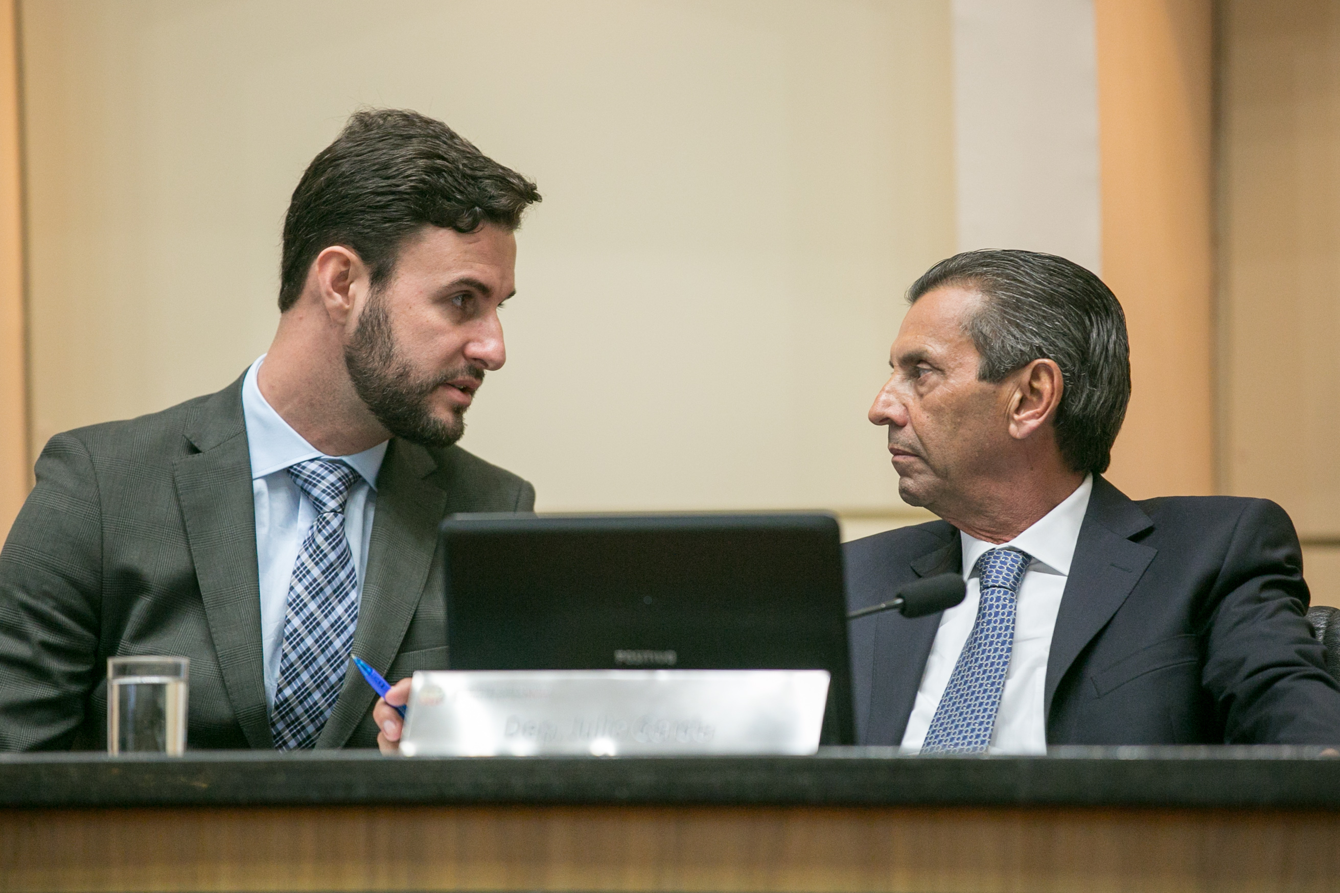 Deputado Felipe Estevão (PSL) e Deputado Julio Garcia (PSD)
